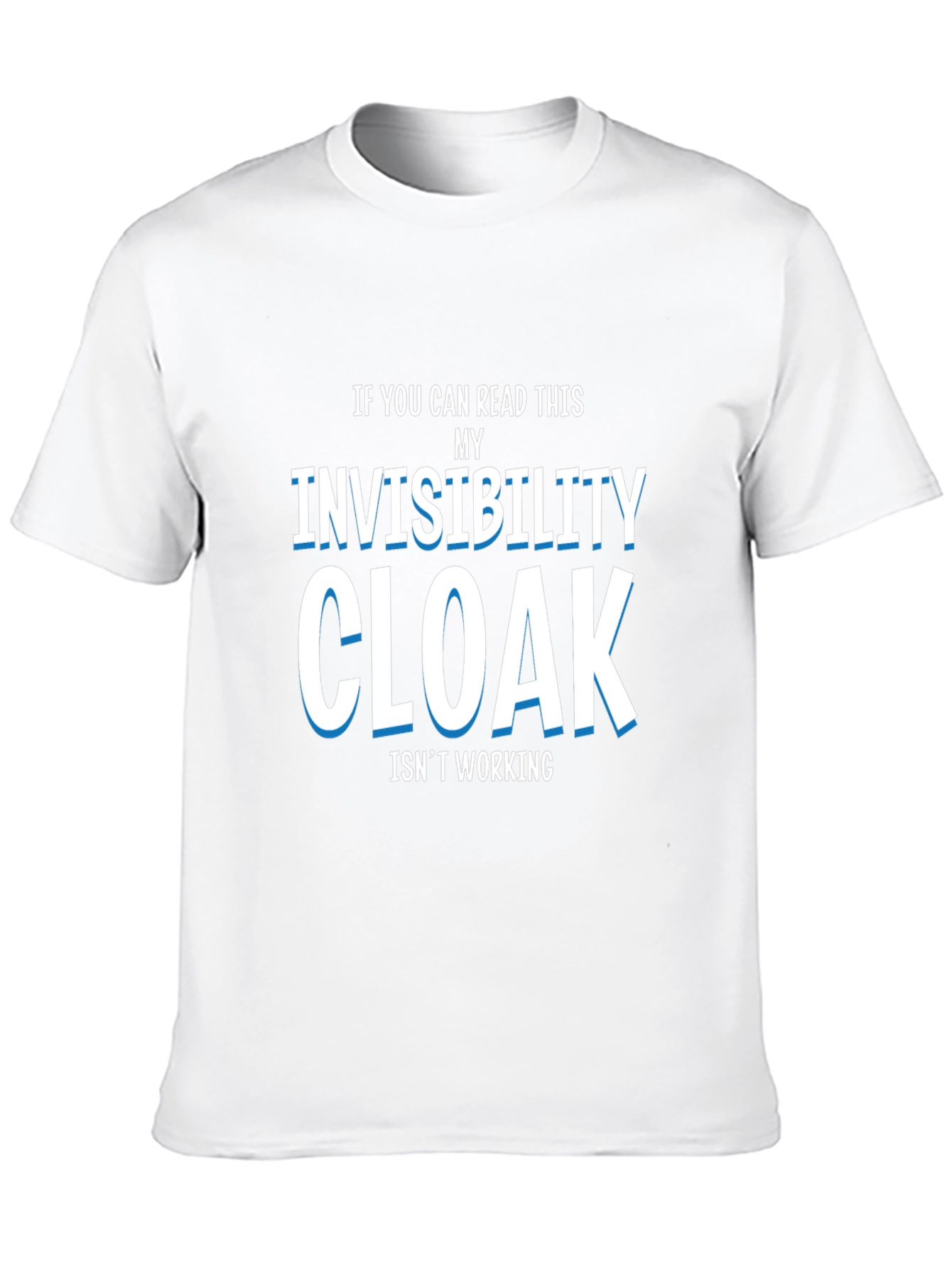 Invisibility Cloak T-Shirt - Funny Graphic Tee