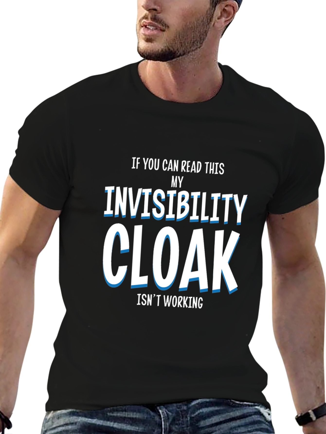 Invisibility Cloak T-Shirt - Funny Graphic Tee
