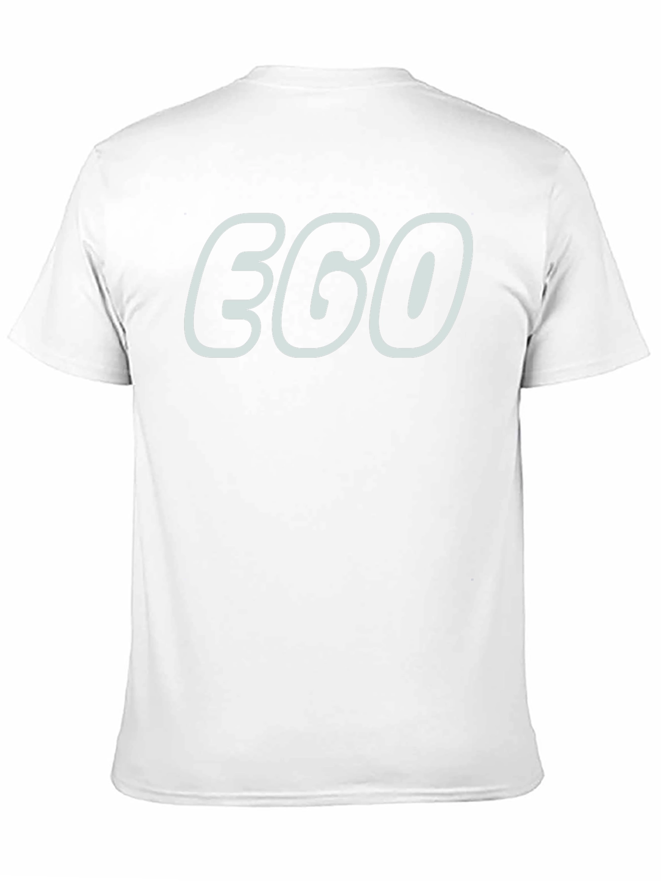 EGO Graphic Print Black T-Shirt