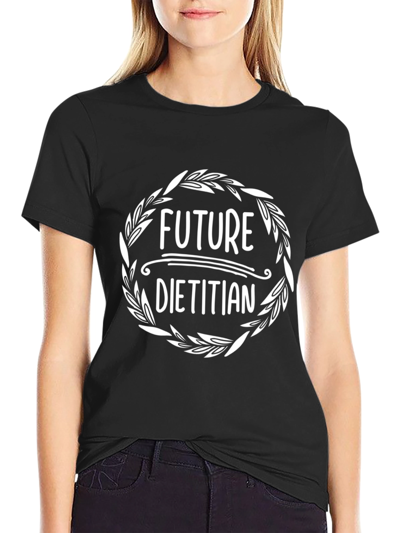 Future Dietitian Black T-Shirt - Nutrition Career Tee