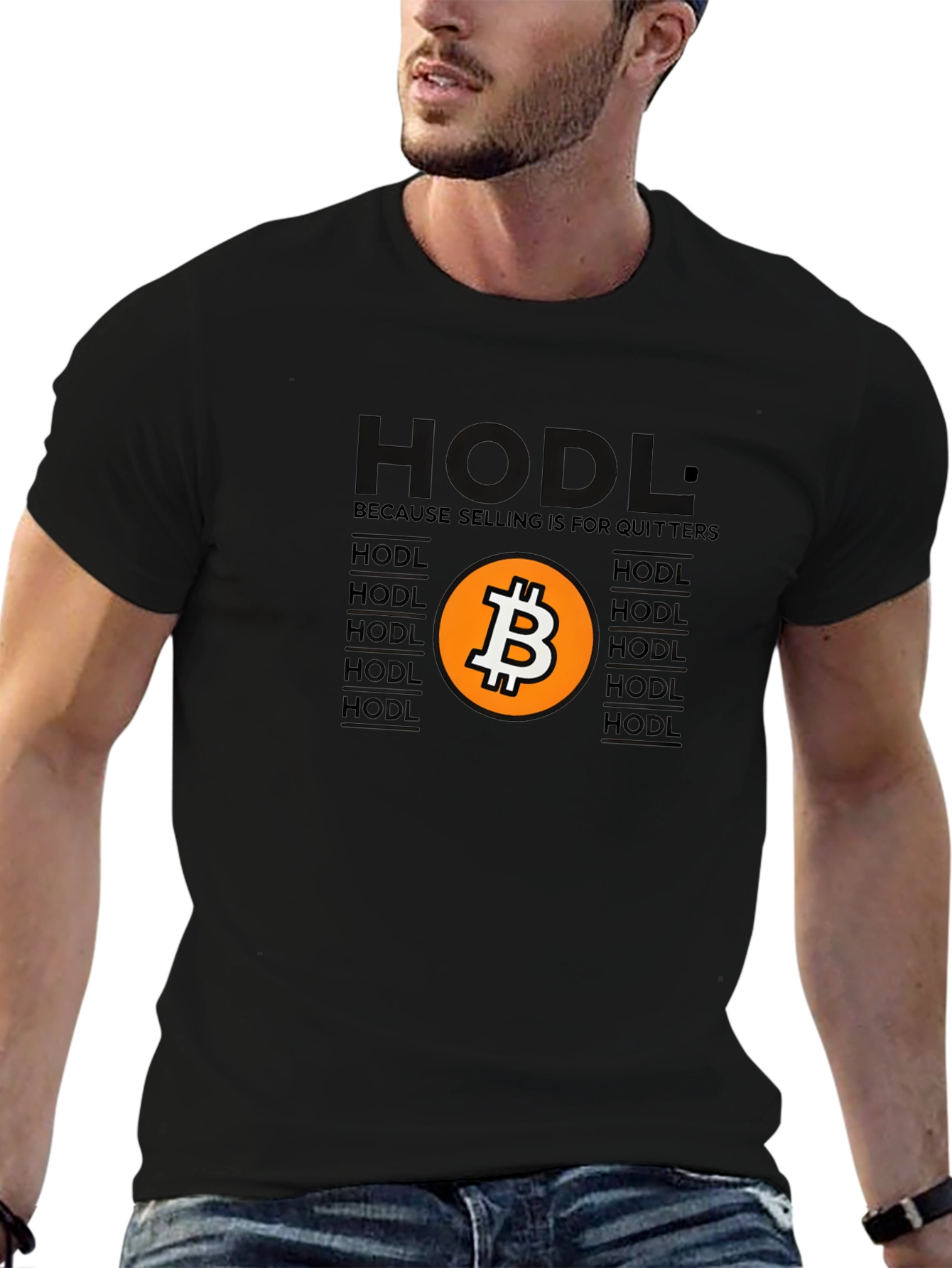 HODL Bitcoin Graphic Tee - Crypto Investor T-Shirt