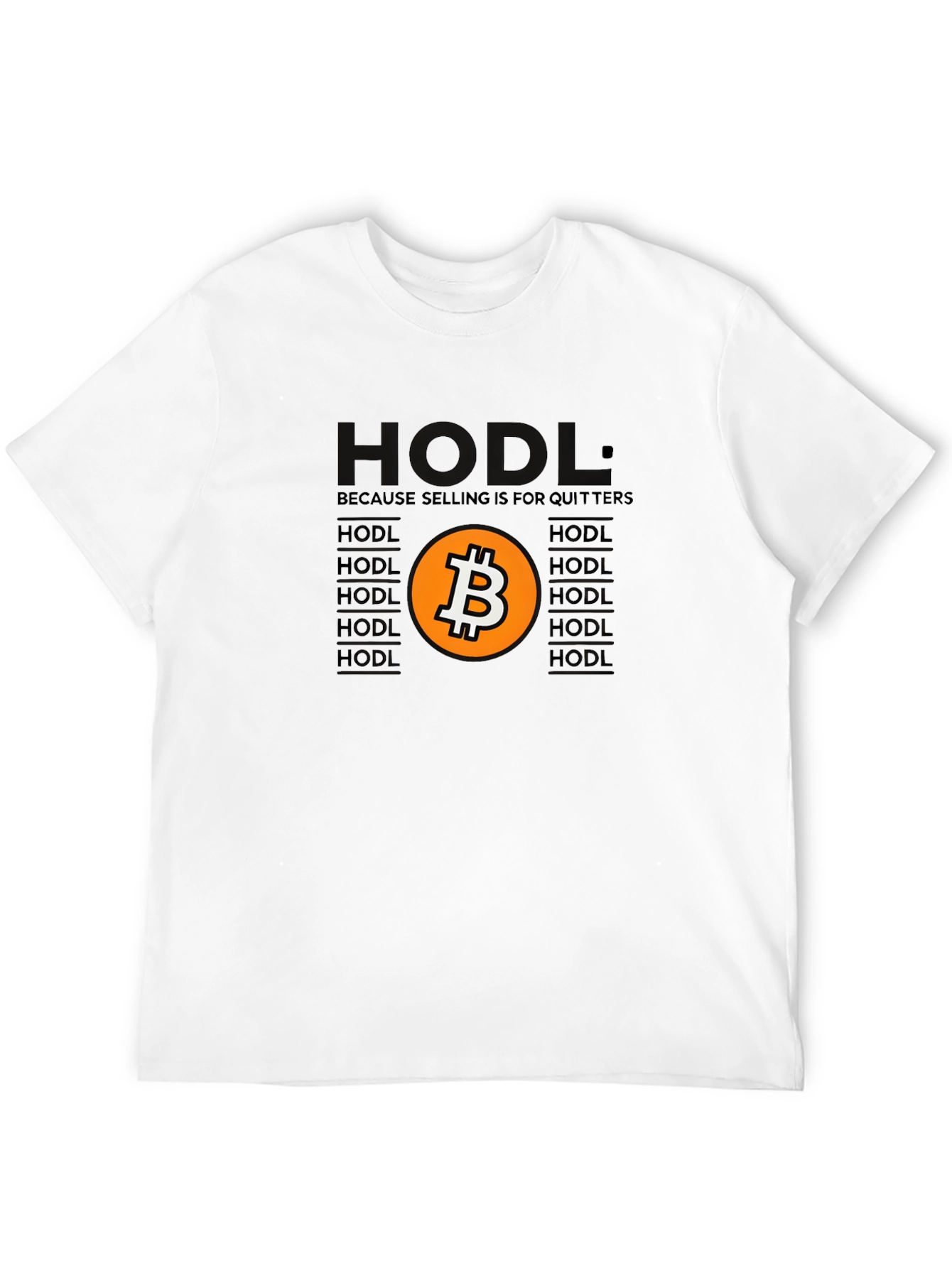 HODL Bitcoin Graphic Tee - Crypto Investor T-Shirt