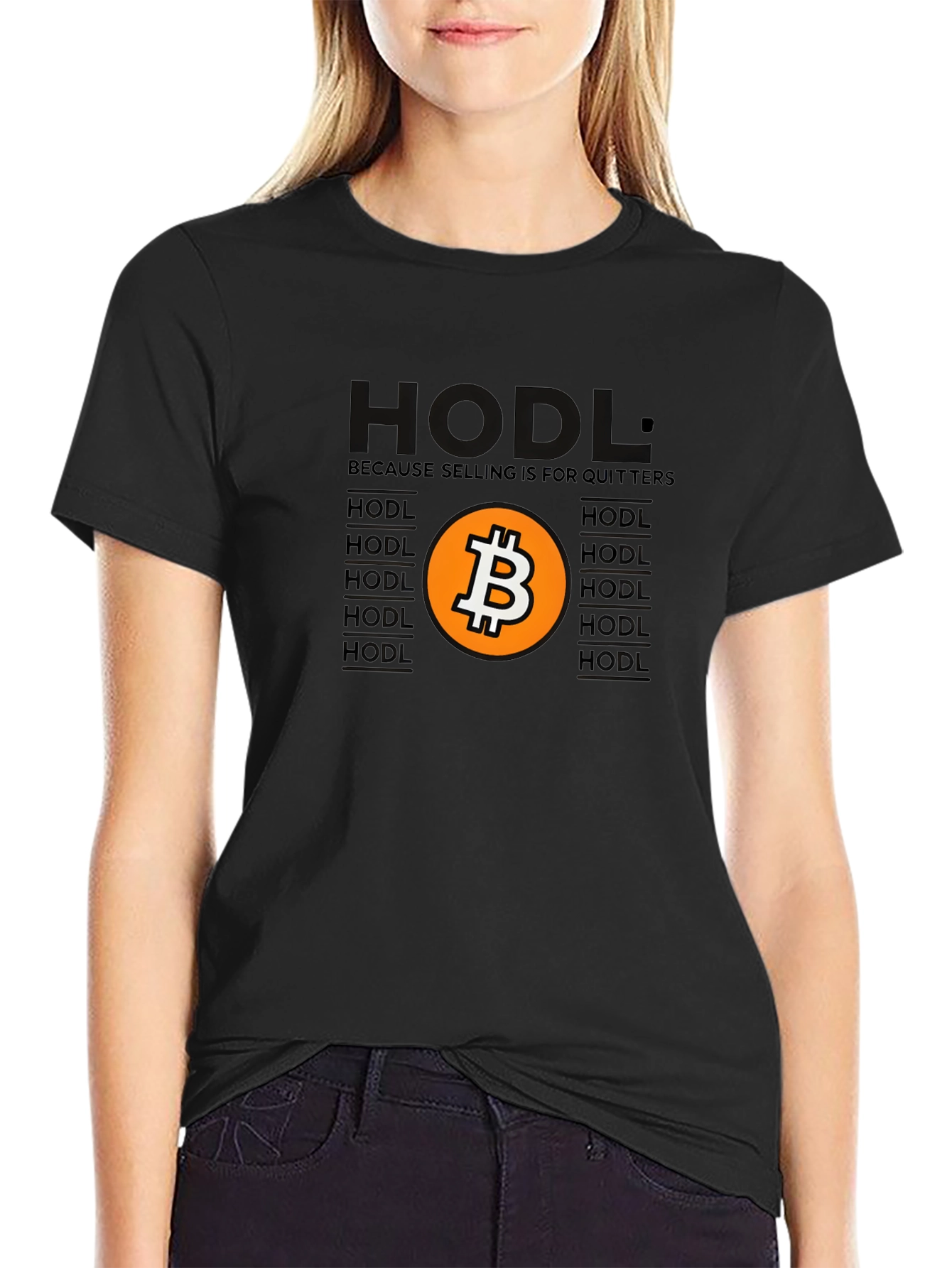 HODL Bitcoin Graphic Tee - Crypto Investor T-Shirt