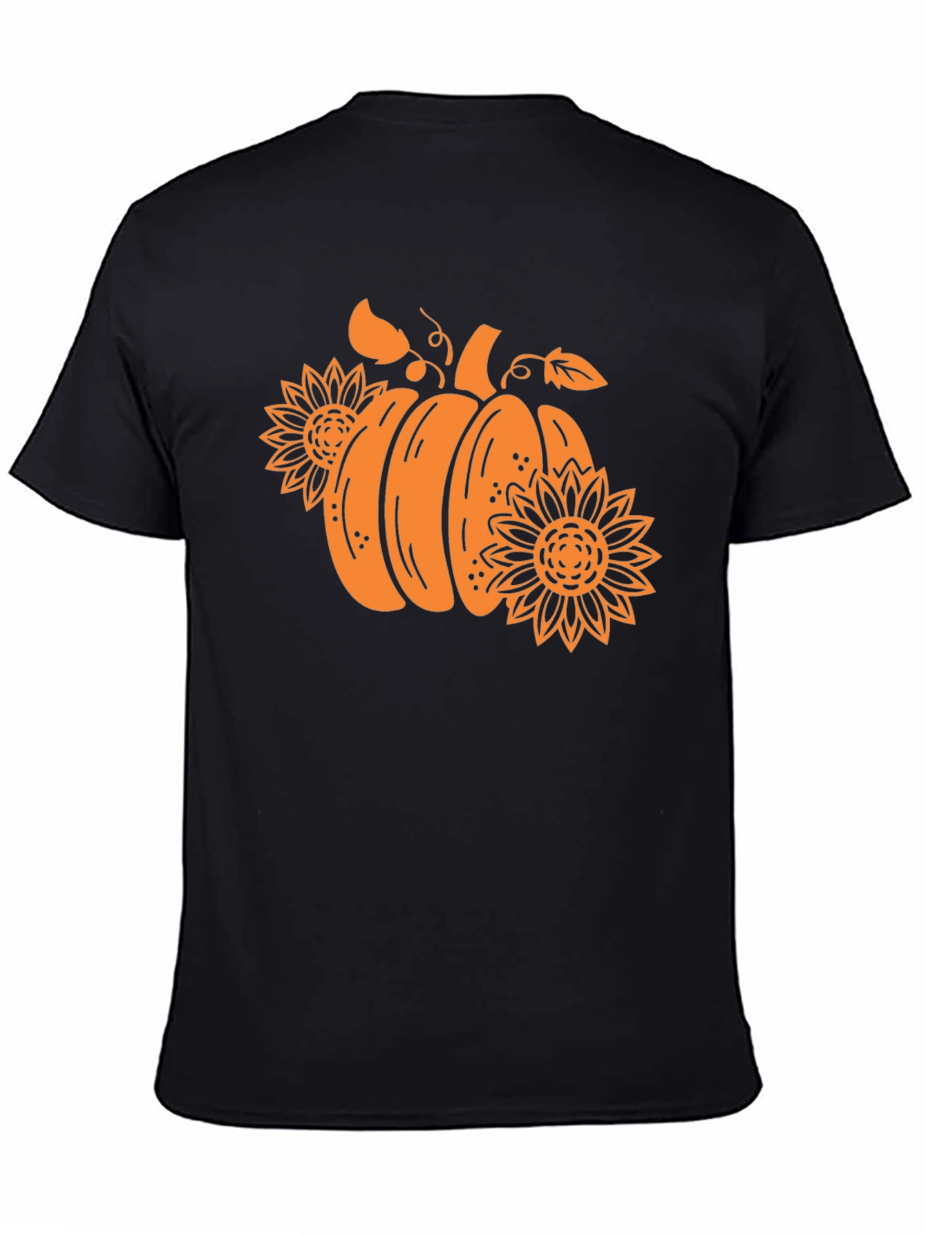 Pumpkin & Sunflower Graphic Tee - Fall Vibes