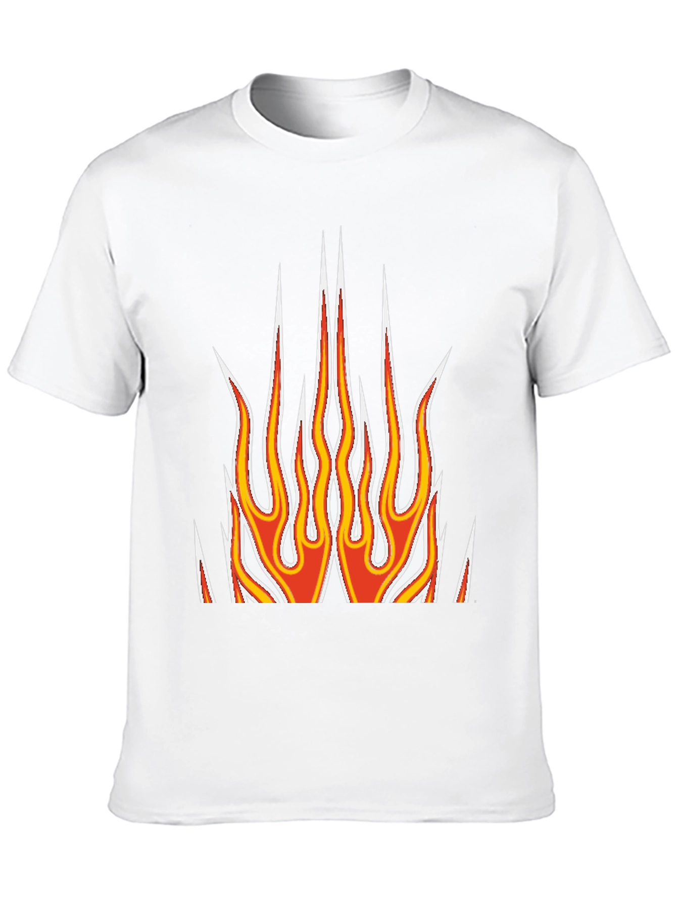 Flame Graphic Black T-Shirt