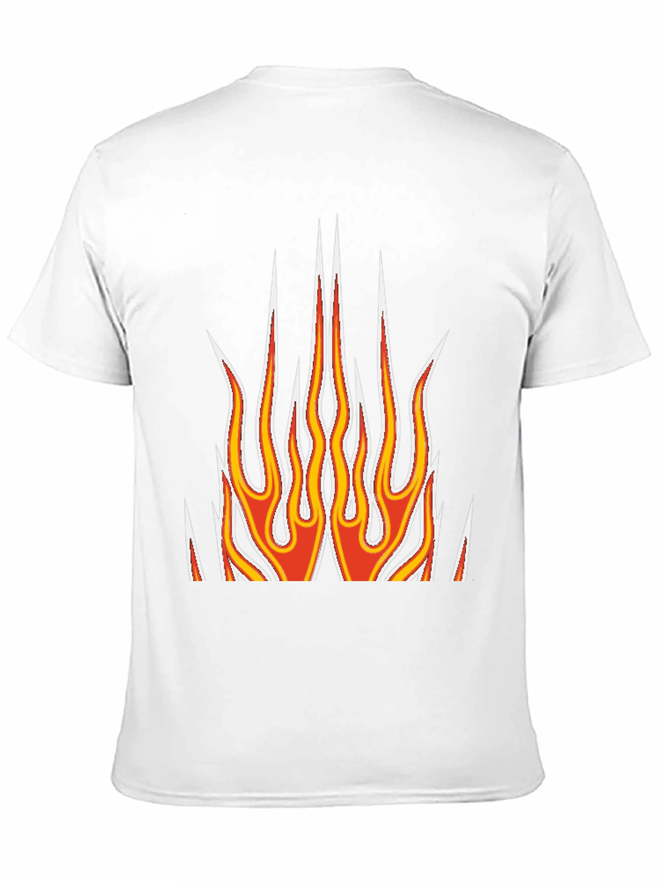 Flame Graphic Black T-Shirt