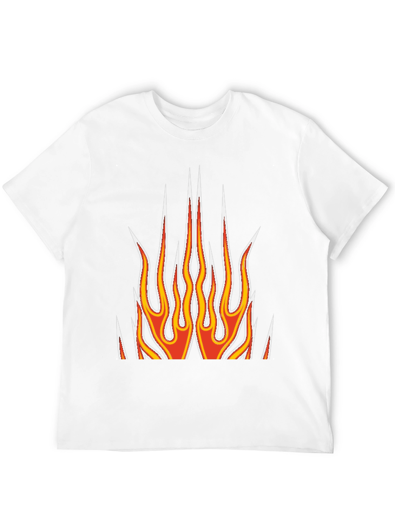 Flame Graphic Black T-Shirt