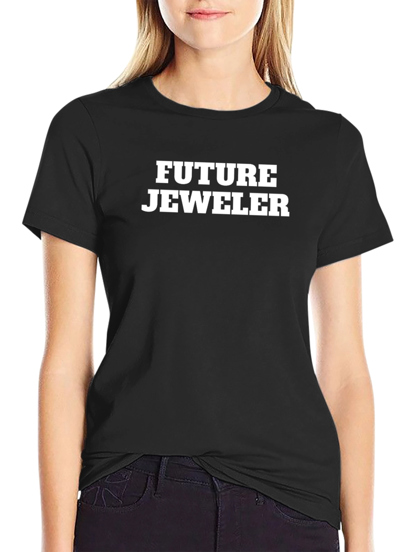 Future Jeweler T-Shirt - Black Cotton Tee