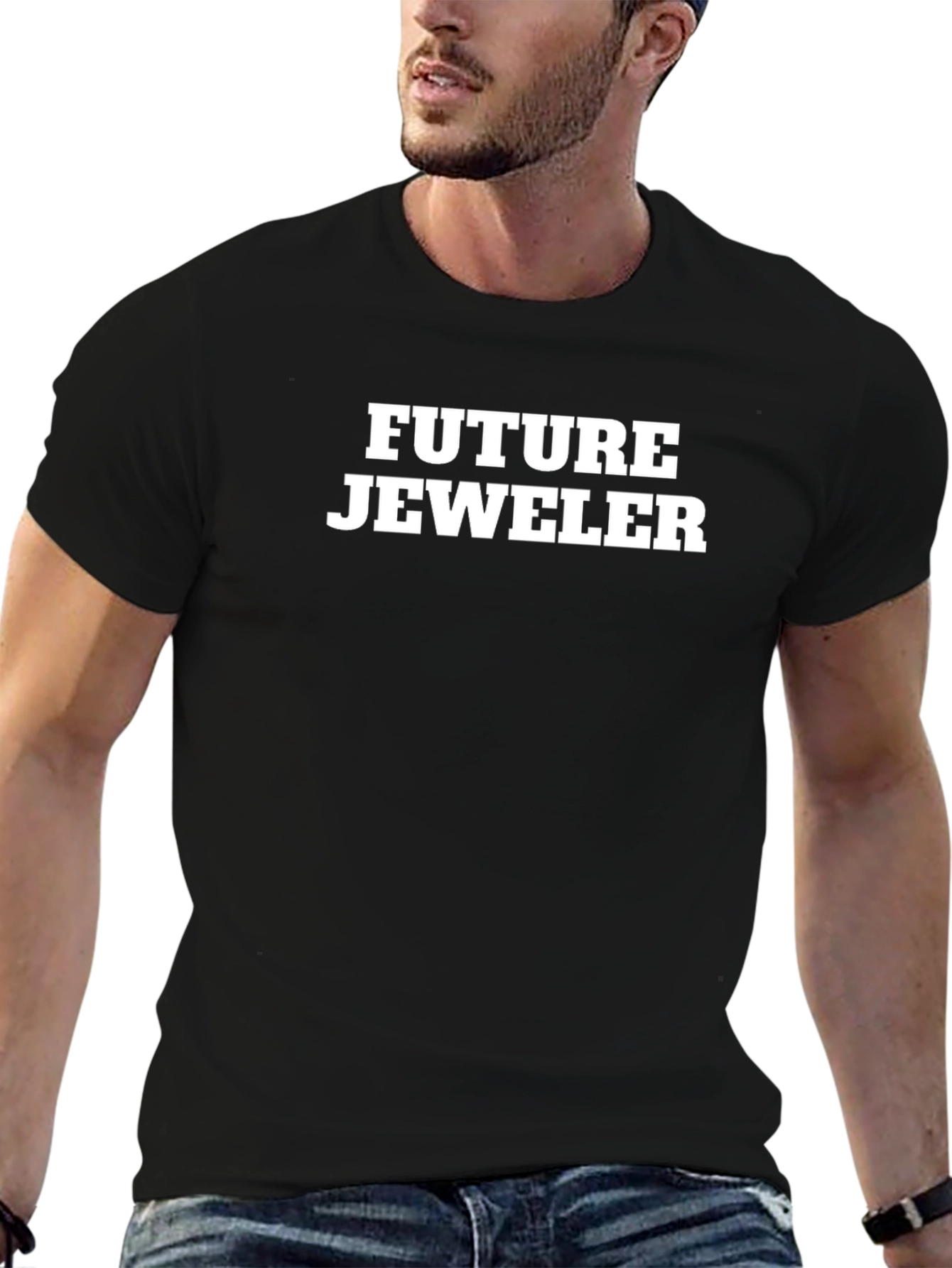 Future Jeweler T-Shirt - Black Cotton Tee