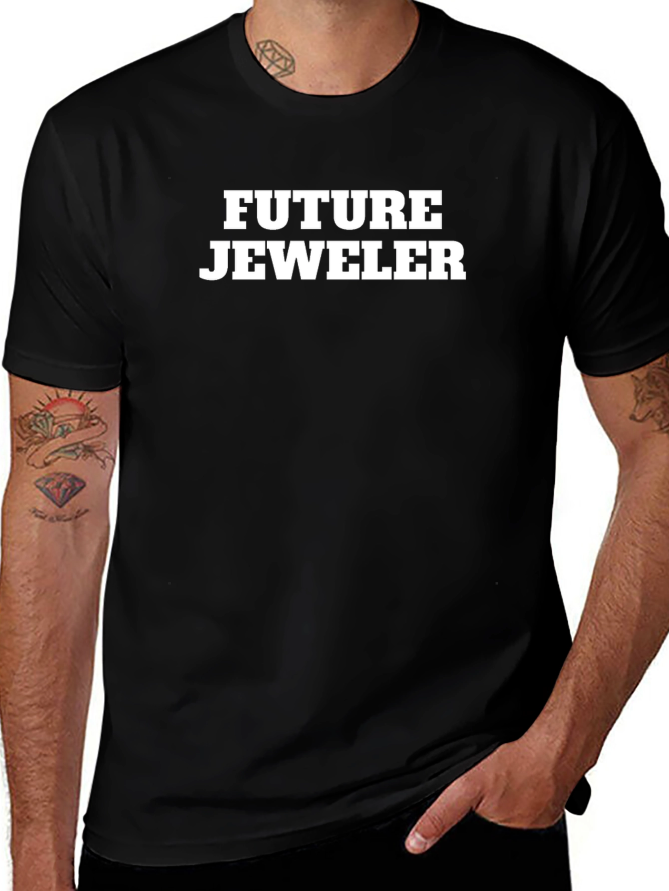 Future Jeweler T-Shirt - Black Cotton Tee