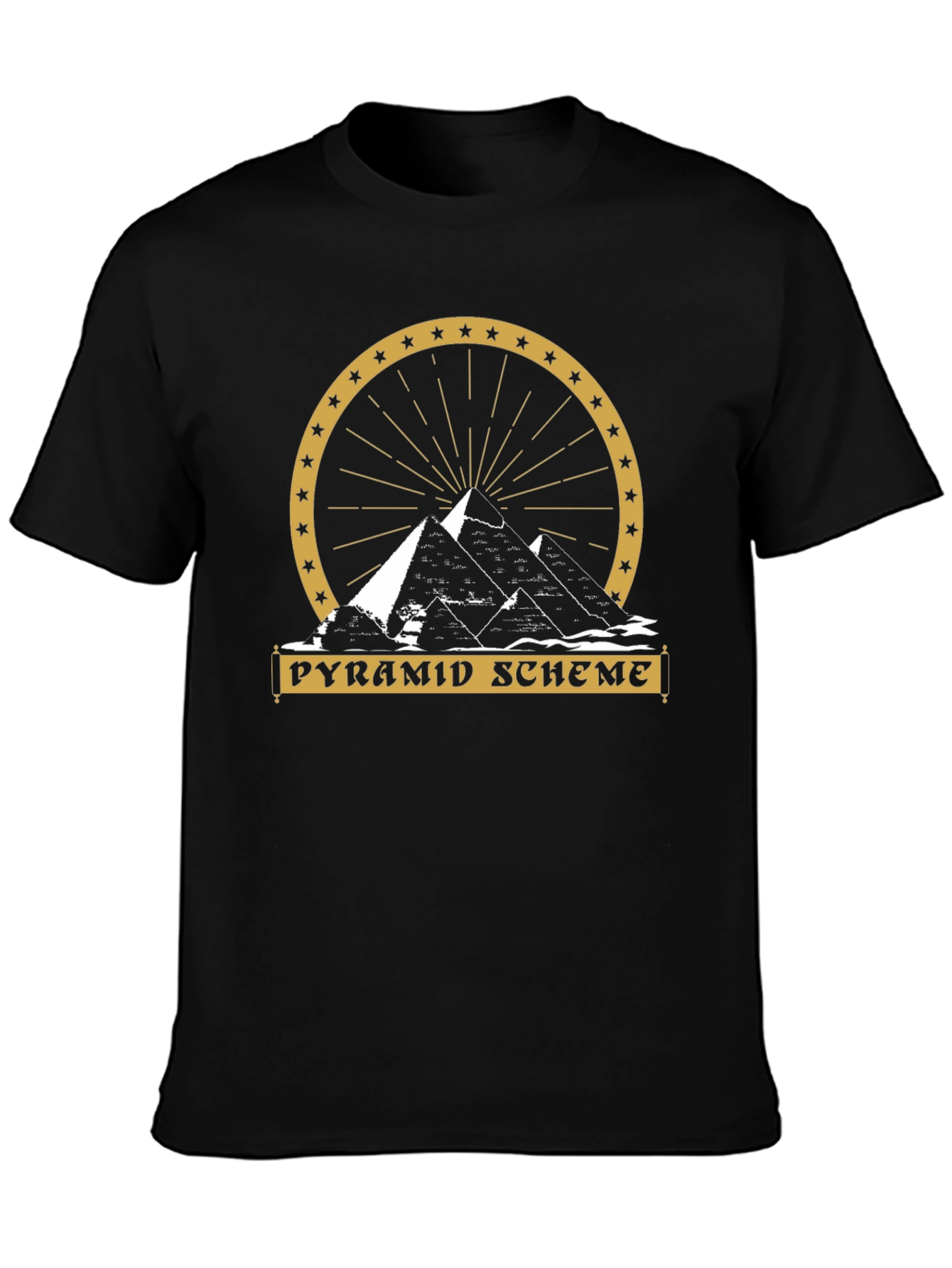 Pyramid Scheme Graphic Tee - Bold Statement Shirt