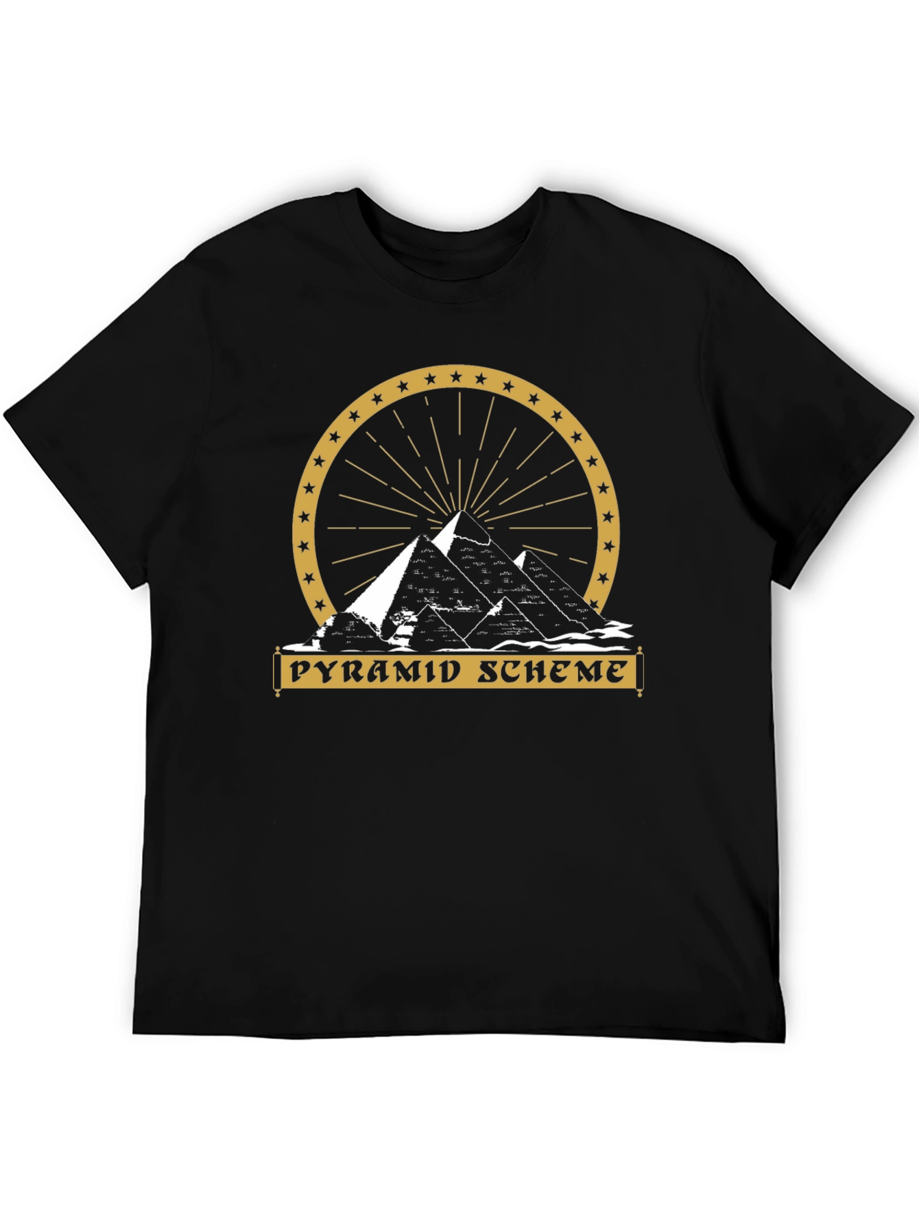Pyramid Scheme Graphic Tee - Bold Statement Shirt