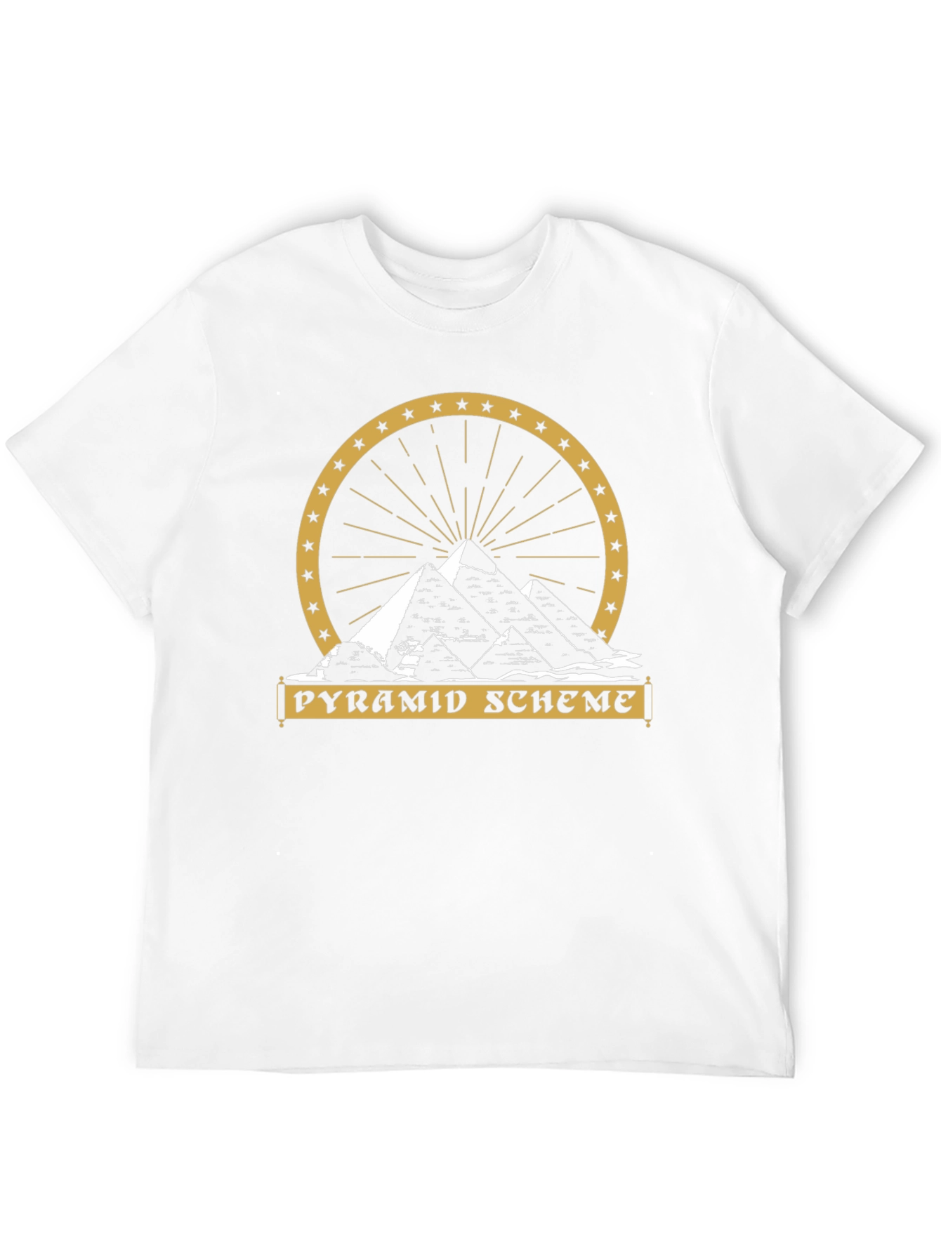Pyramid Scheme Graphic Tee - Bold Statement Shirt