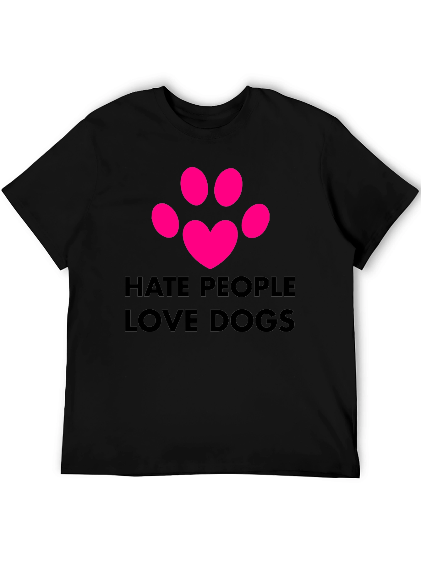 Hate People Love Dogs Graphic Tee