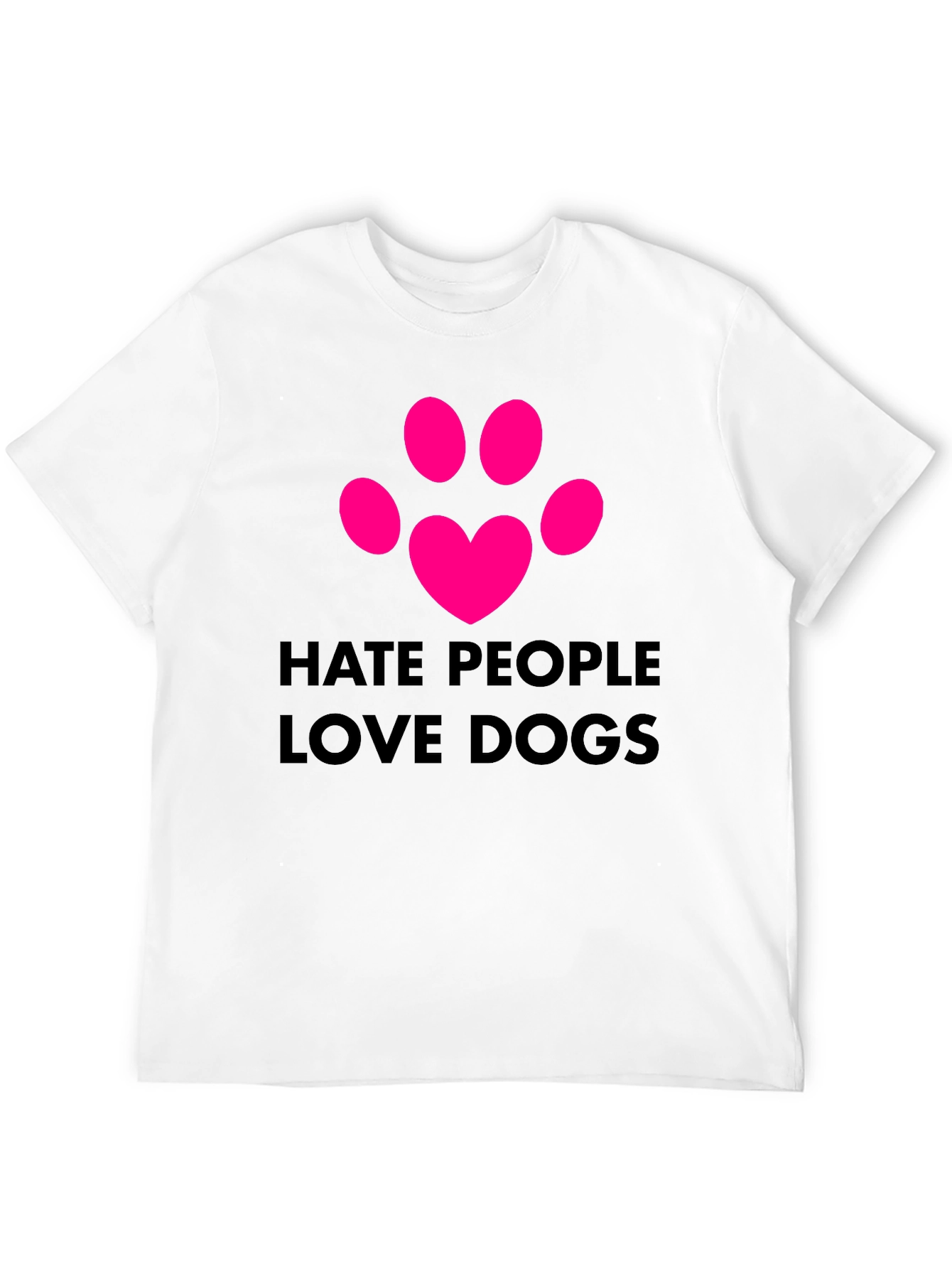 Hate People Love Dogs Graphic Tee