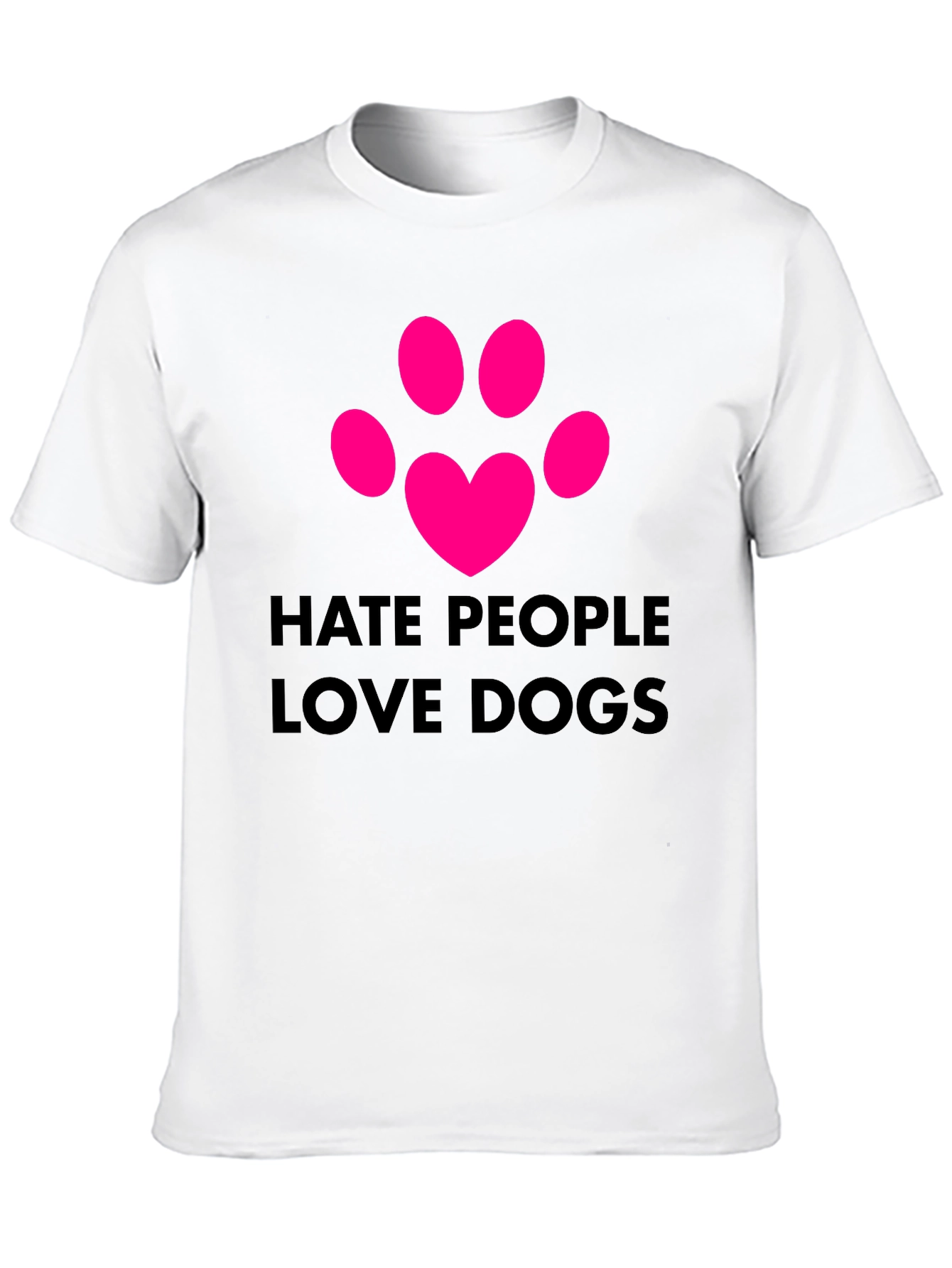 Hate People Love Dogs Graphic Tee