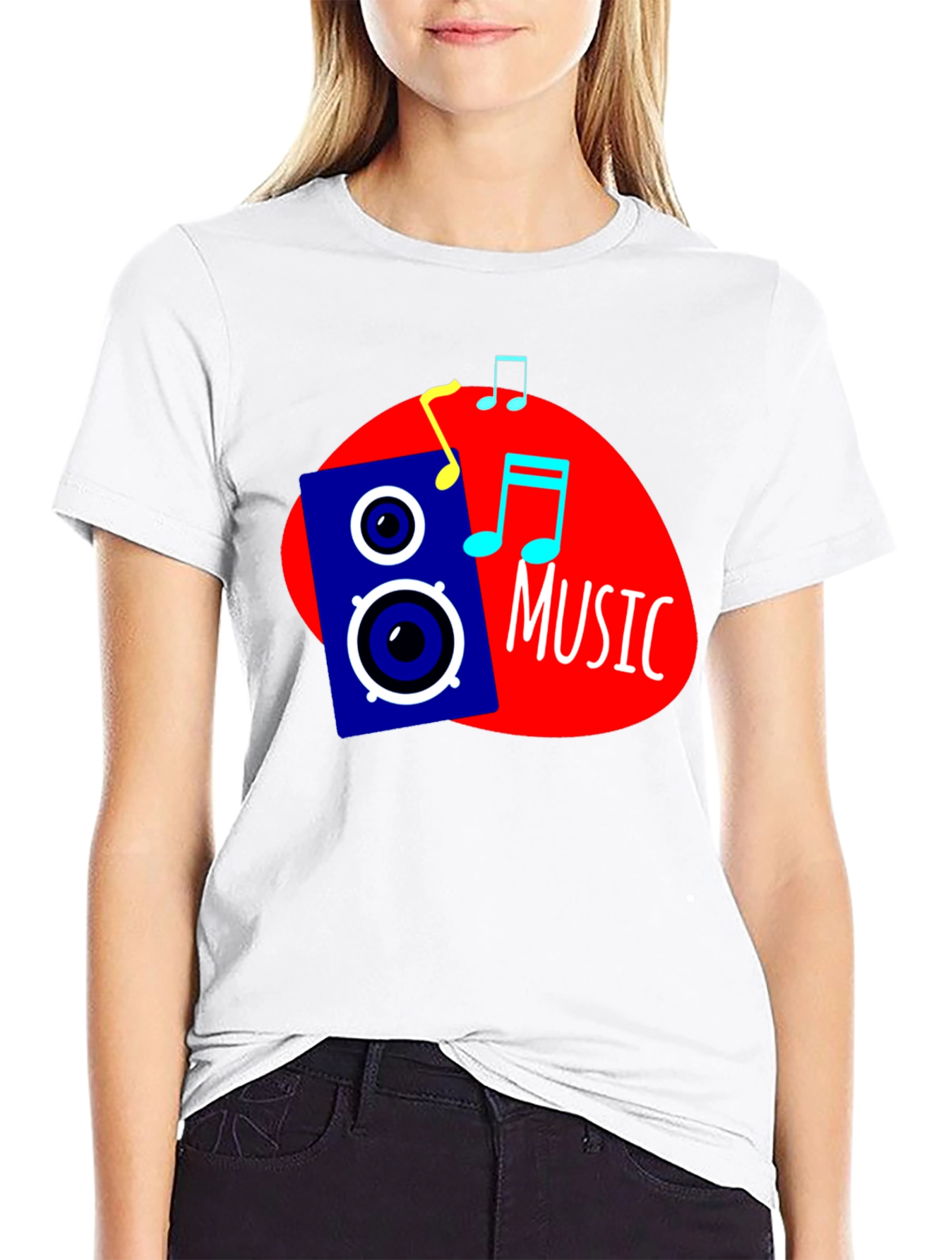 Music Graphic Black T-Shirt