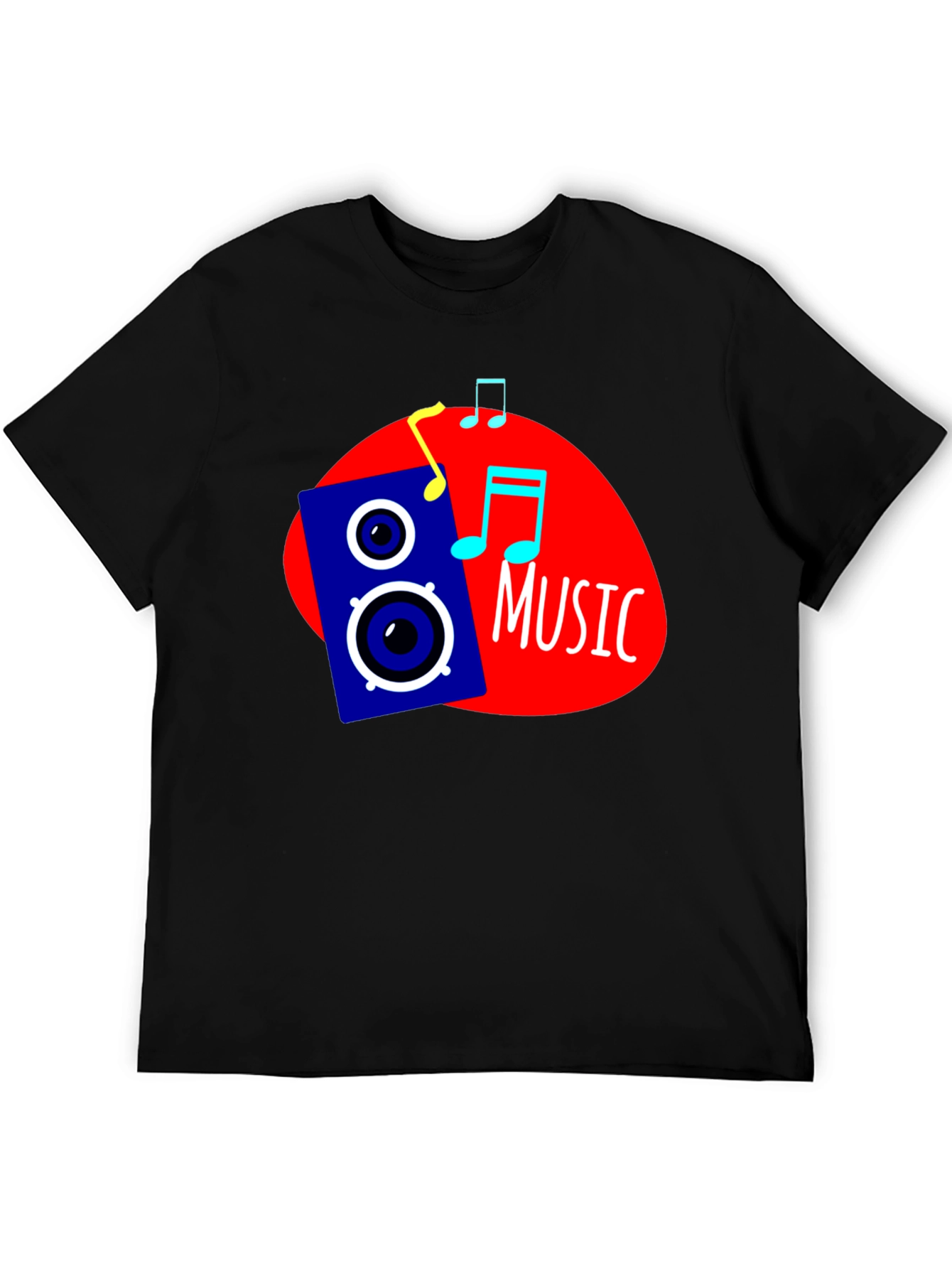 Music Graphic Black T-Shirt