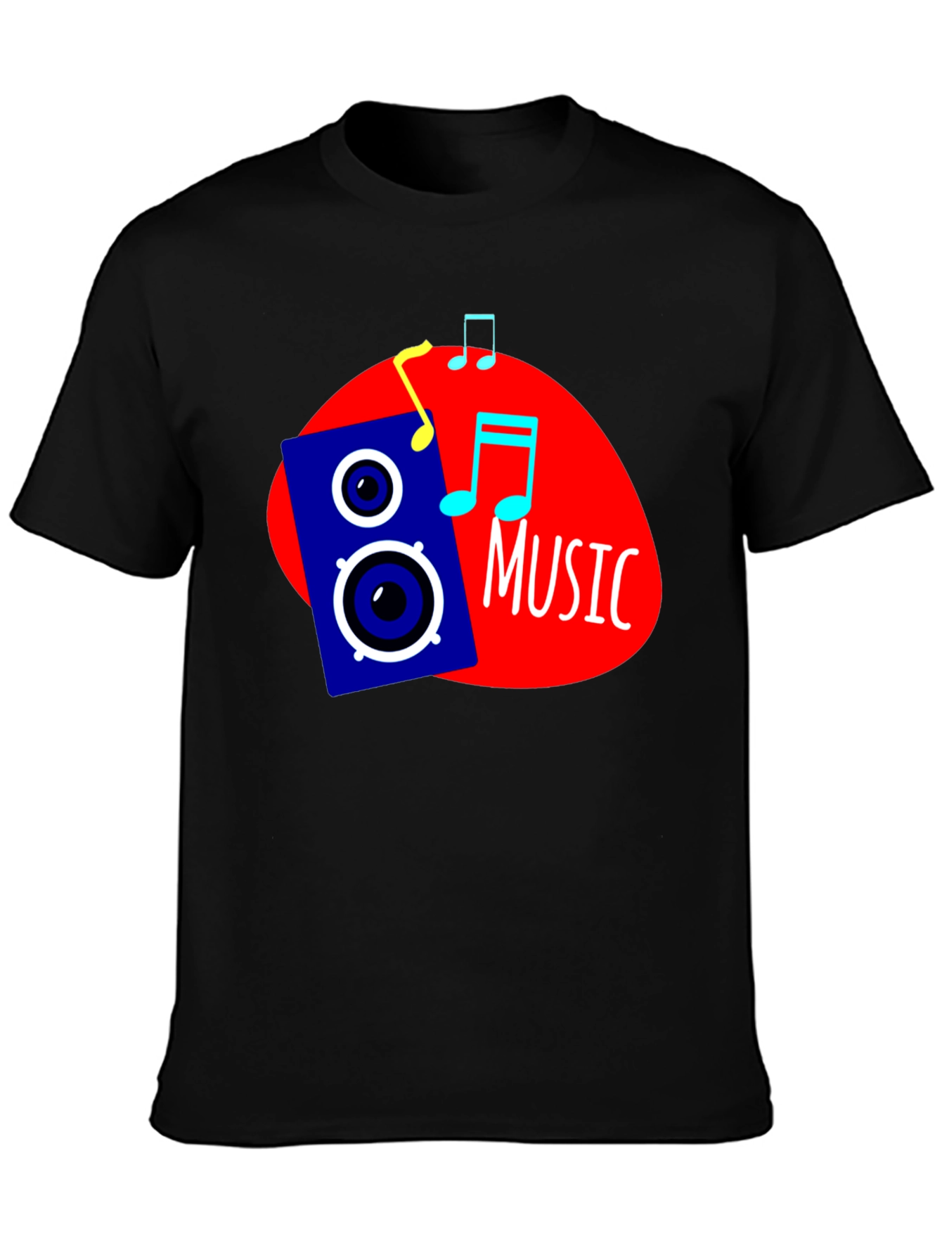 Music Graphic Black T-Shirt