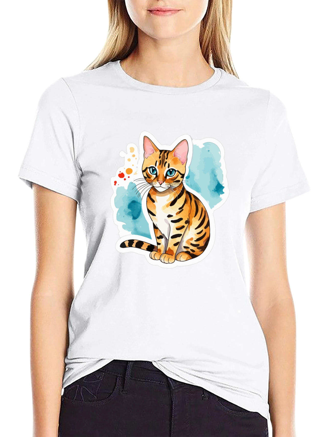 Cute Cat Graphic Tee - Trendy Animal Lover Shirt