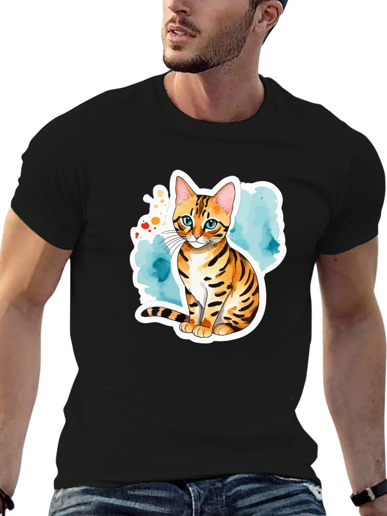 Cute Cat Graphic Tee - Trendy Animal Lover Shirt