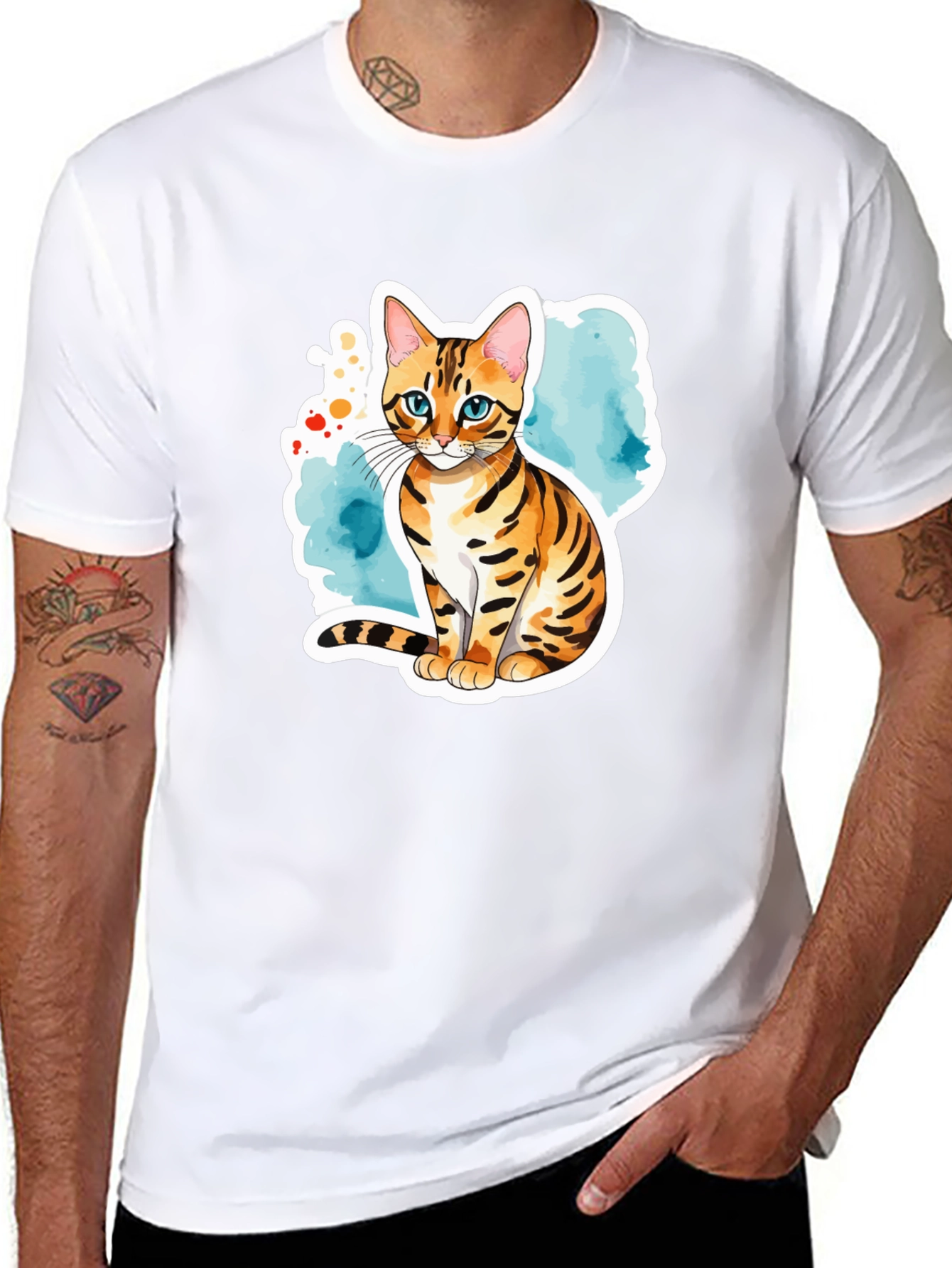 Cute Cat Graphic Tee - Trendy Animal Lover Shirt