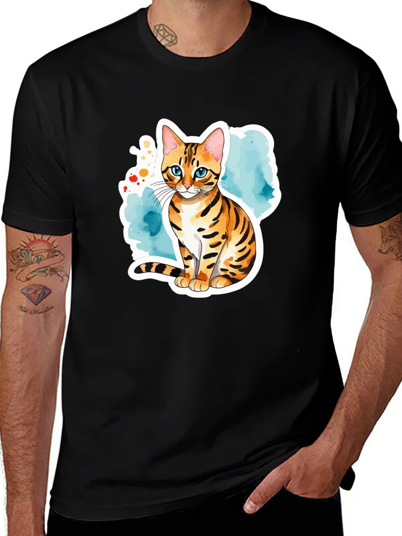 Cute Cat Graphic Tee - Trendy Animal Lover Shirt