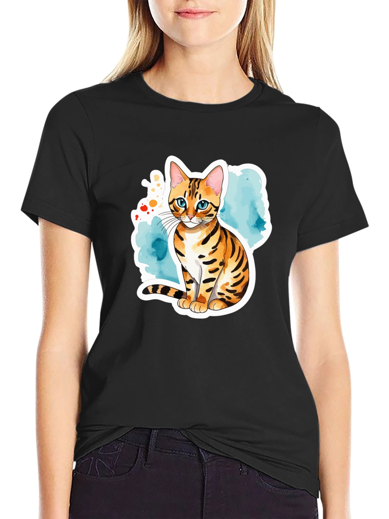 Cute Cat Graphic Tee - Trendy Animal Lover Shirt