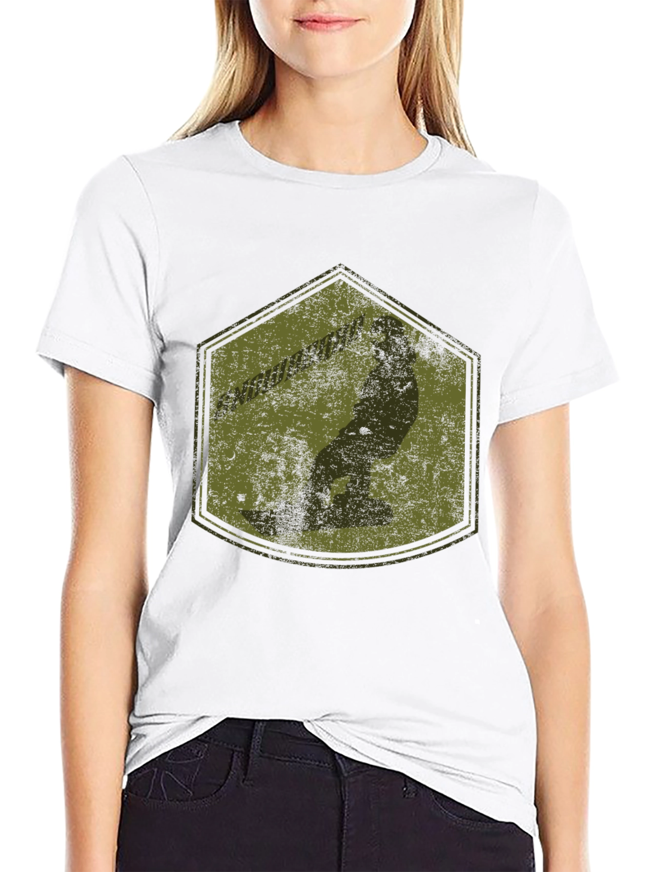 Snowboarder Graphic Tee - Black Casual T-Shirt