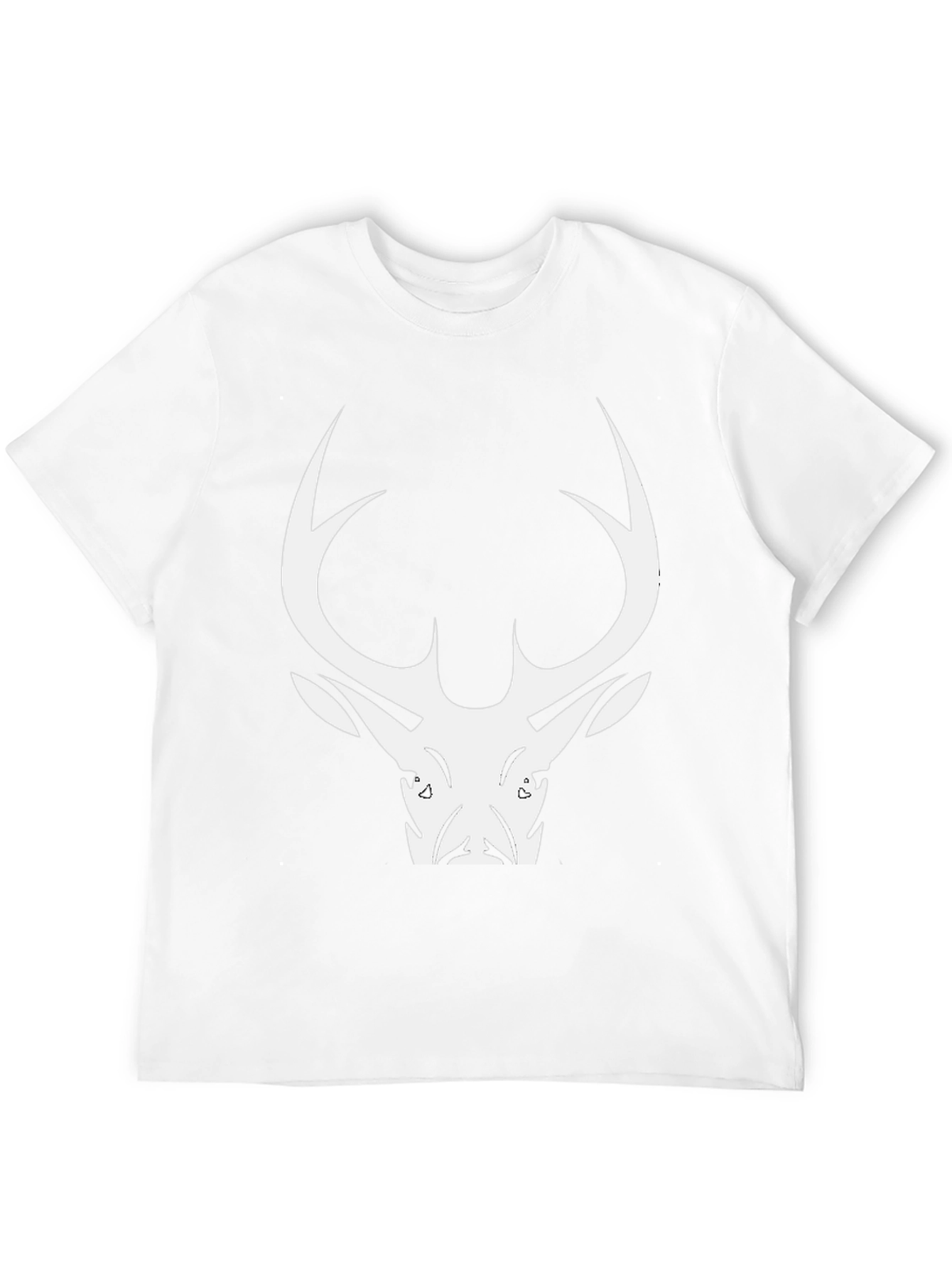 Mens Black Deer Graphic T-Shirt