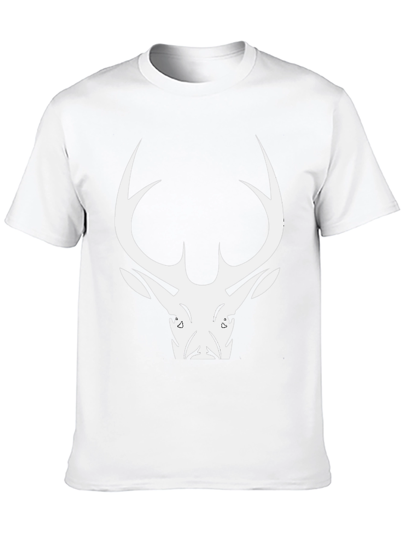Mens Black Deer Graphic T-Shirt