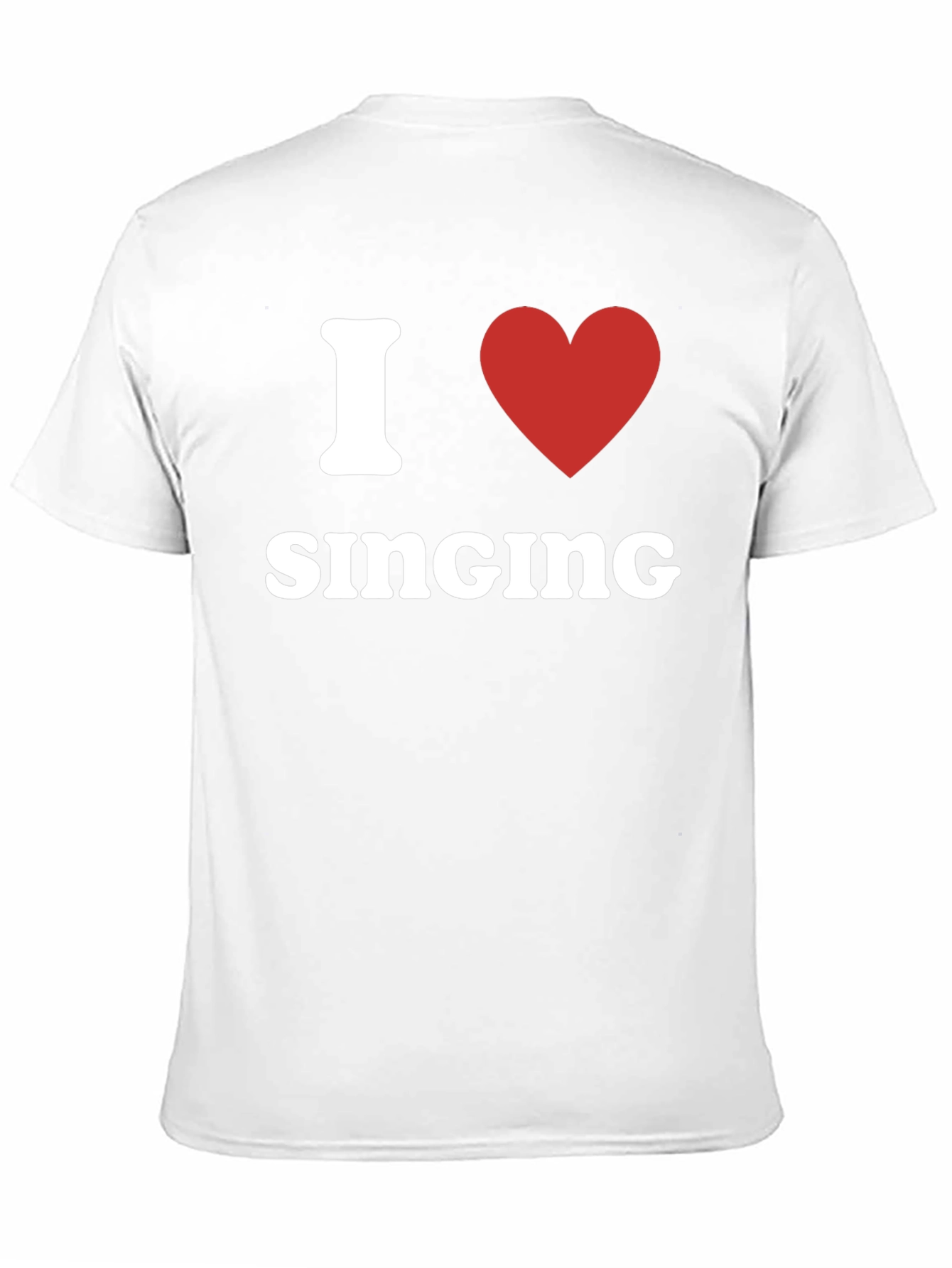 I Heart Singing Black T-Shirt