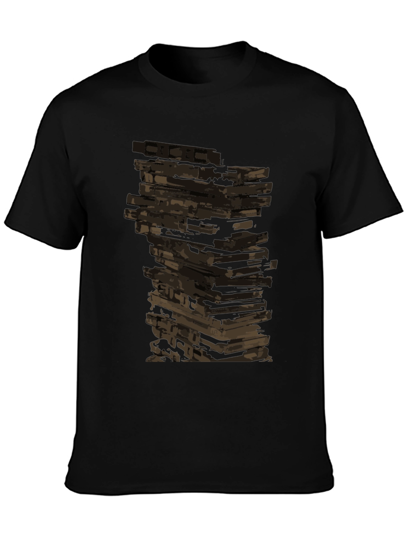 Retro Cassette Tape Stack Graphic Tee