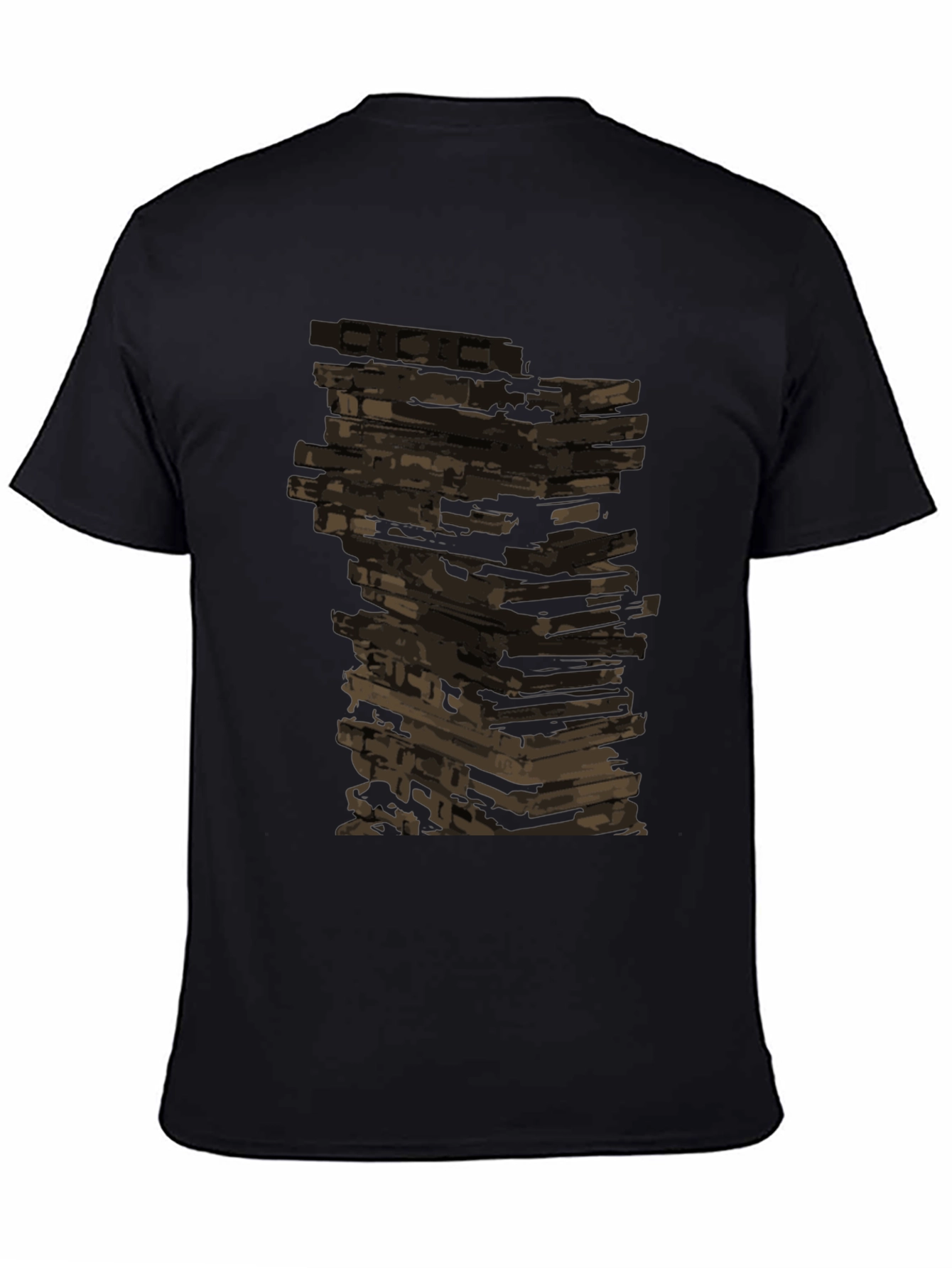 Retro Cassette Tape Stack Graphic Tee