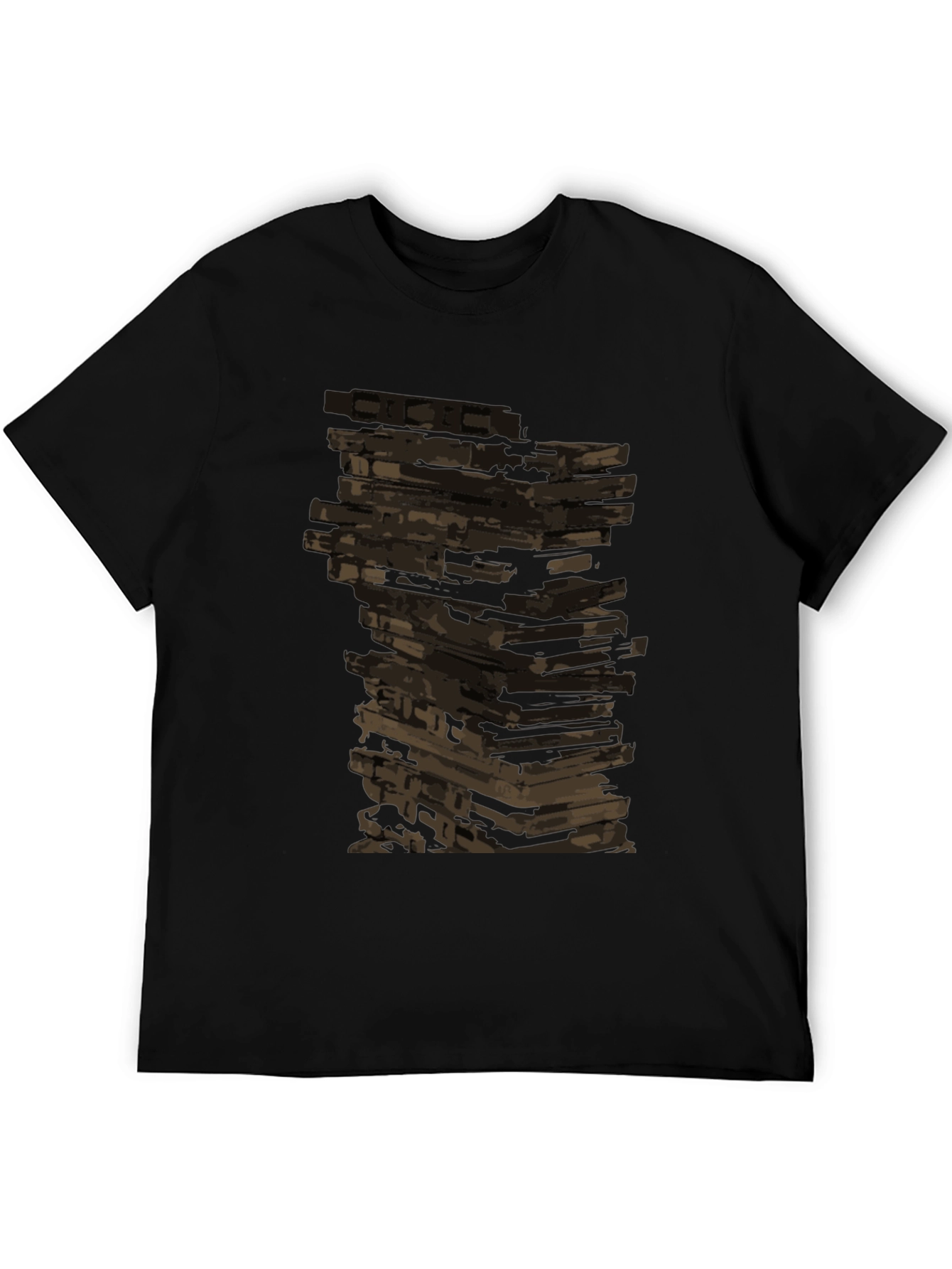 Retro Cassette Tape Stack Graphic Tee