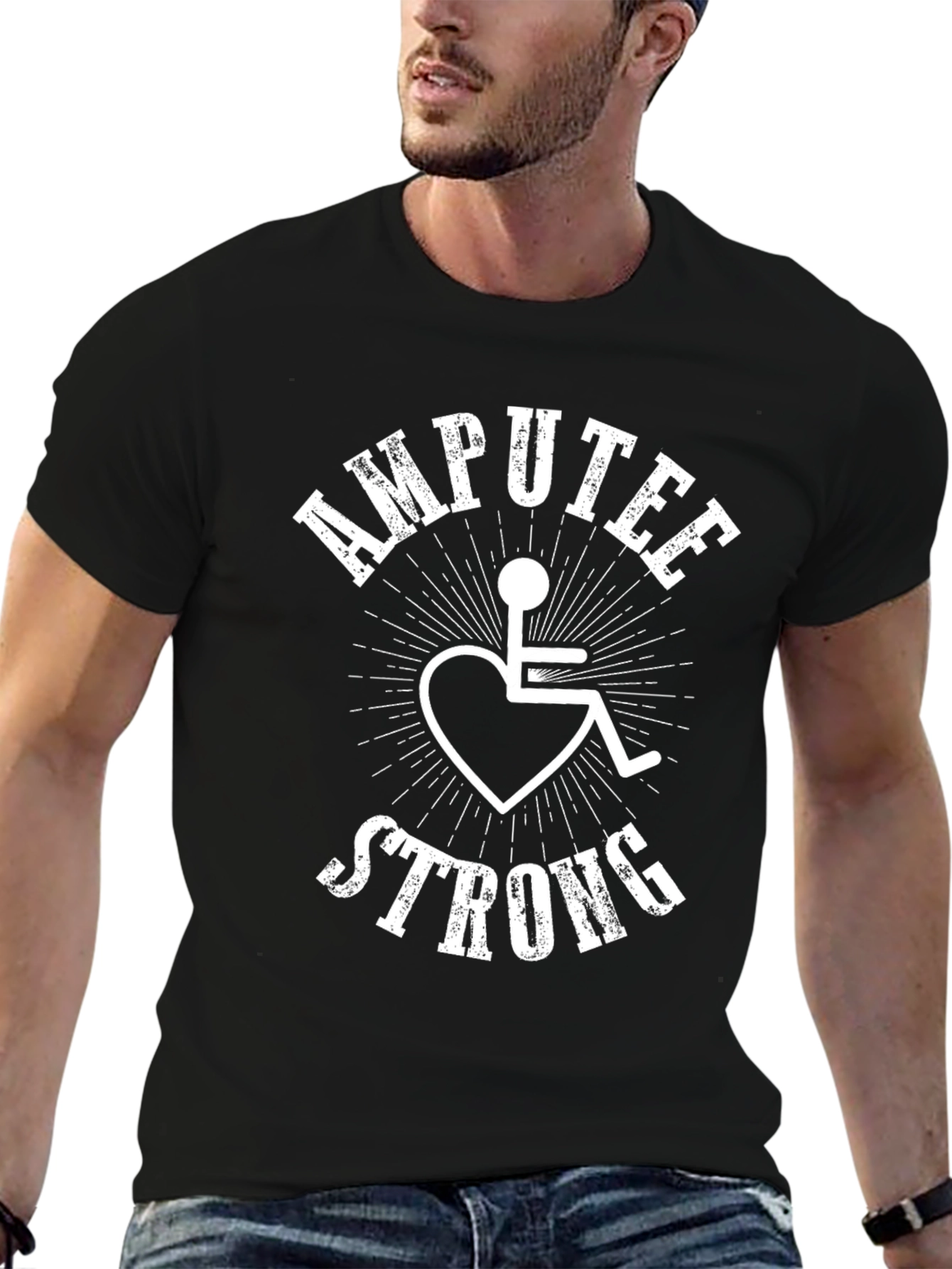 Amputee Strong Graphic T-Shirt