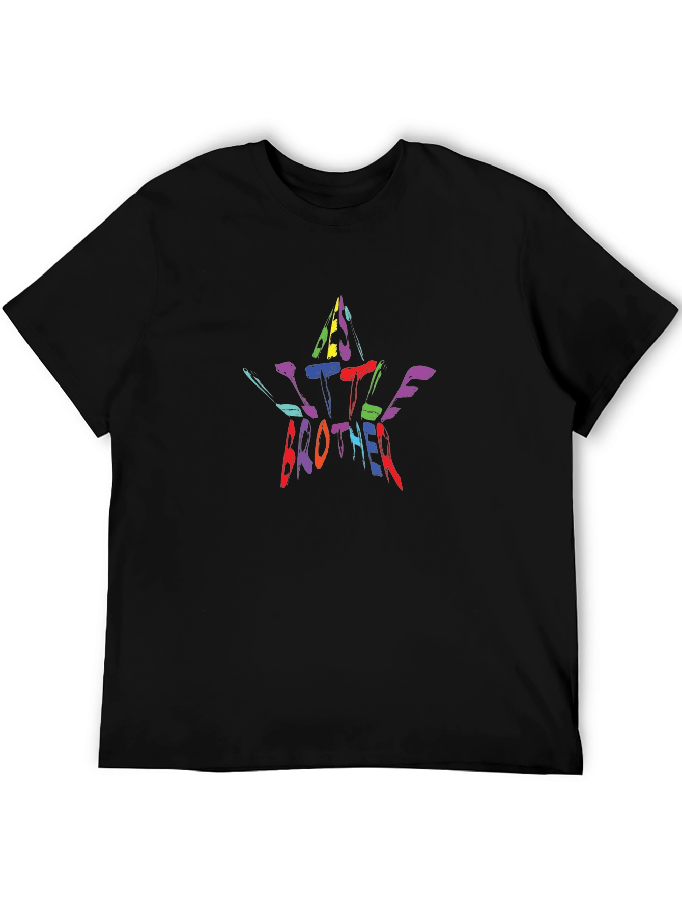 Little Brother Starburst Black T-Shirt