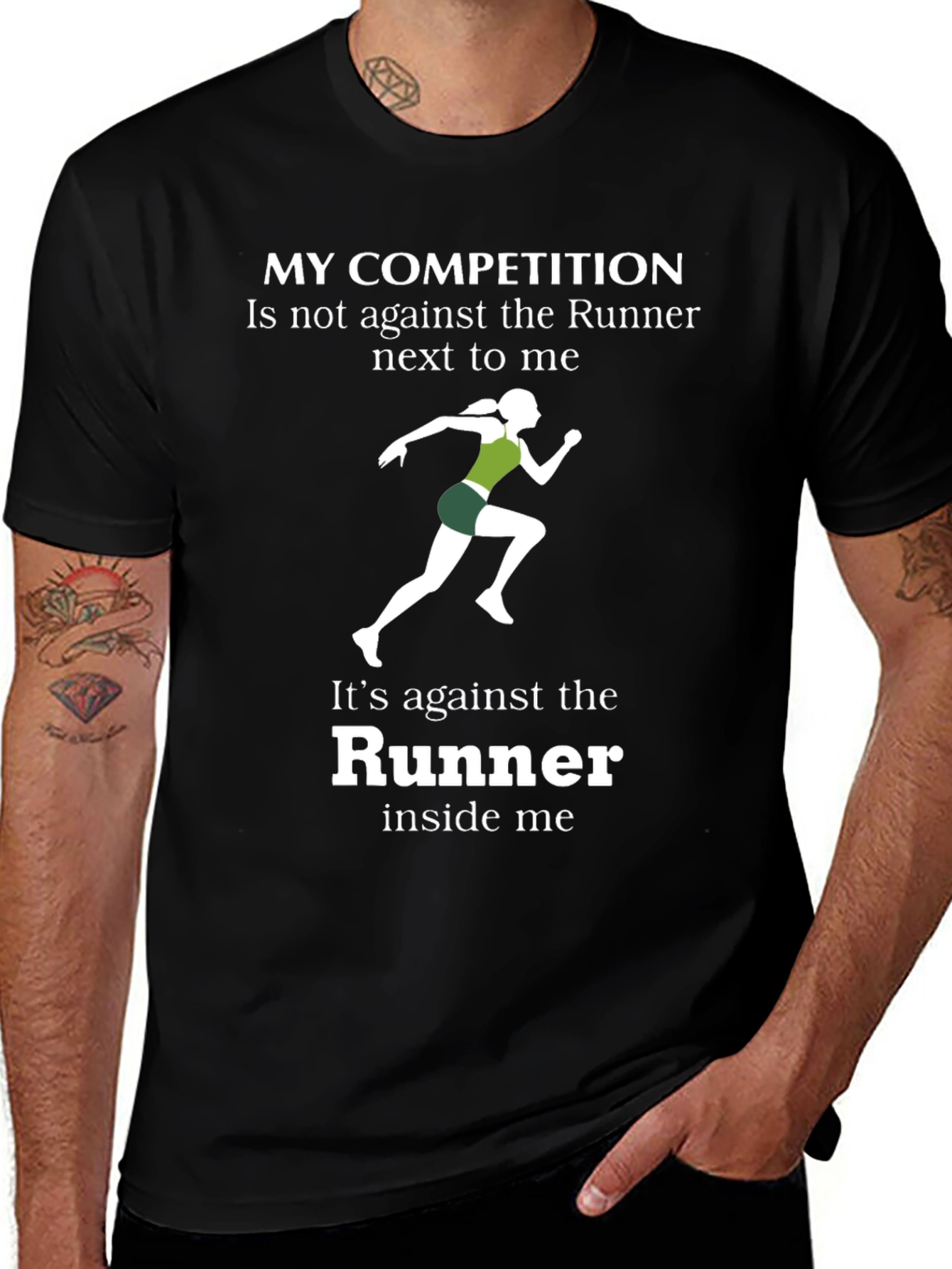 Runners Competition T-Shirt - Motivational Running Tee