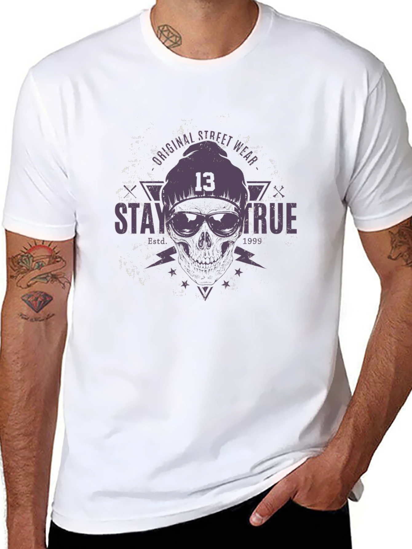 Skull Graphic T-Shirt - Stay True Streetwear