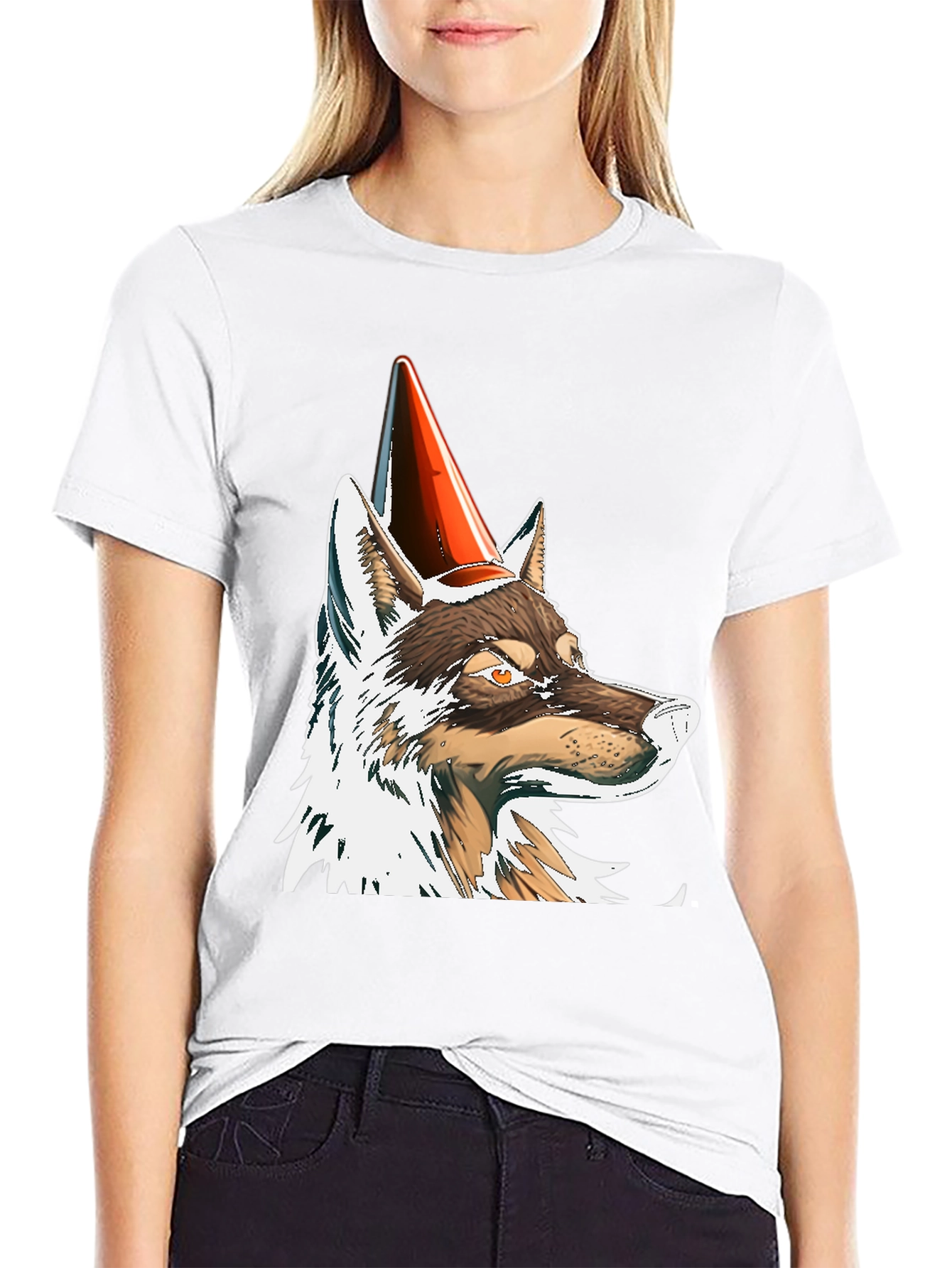 Party Wolf T-Shirt - Fun Animal Graphic Tee