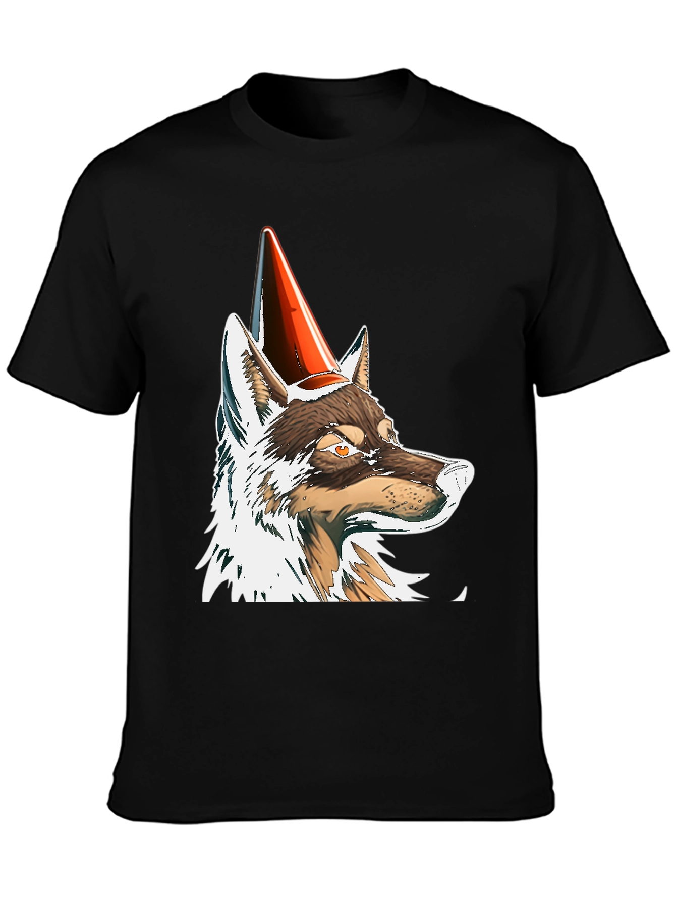 Party Wolf T-Shirt - Fun Animal Graphic Tee