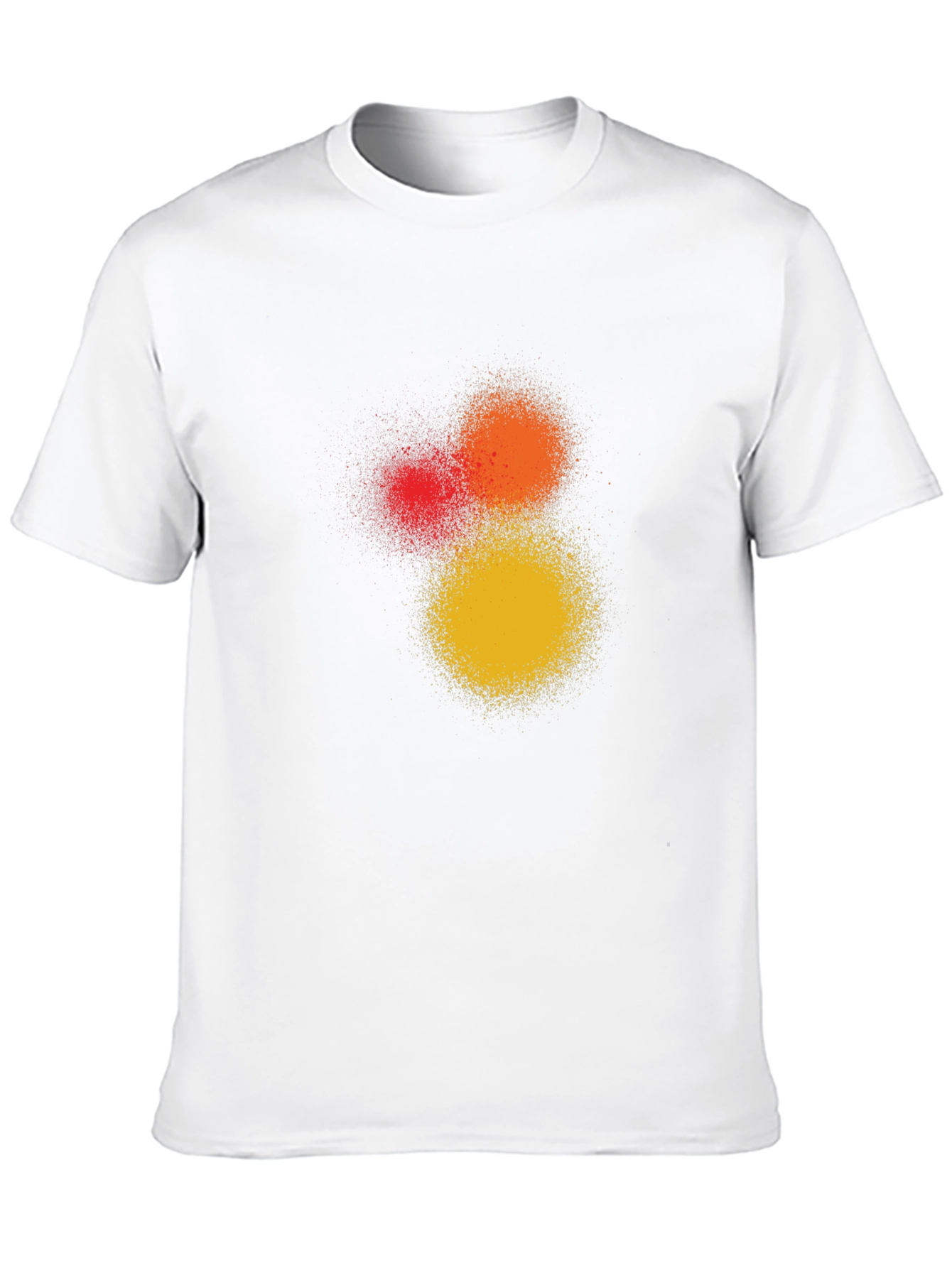 Abstract Spray Paint T-Shirt - Modern Graphic Tee