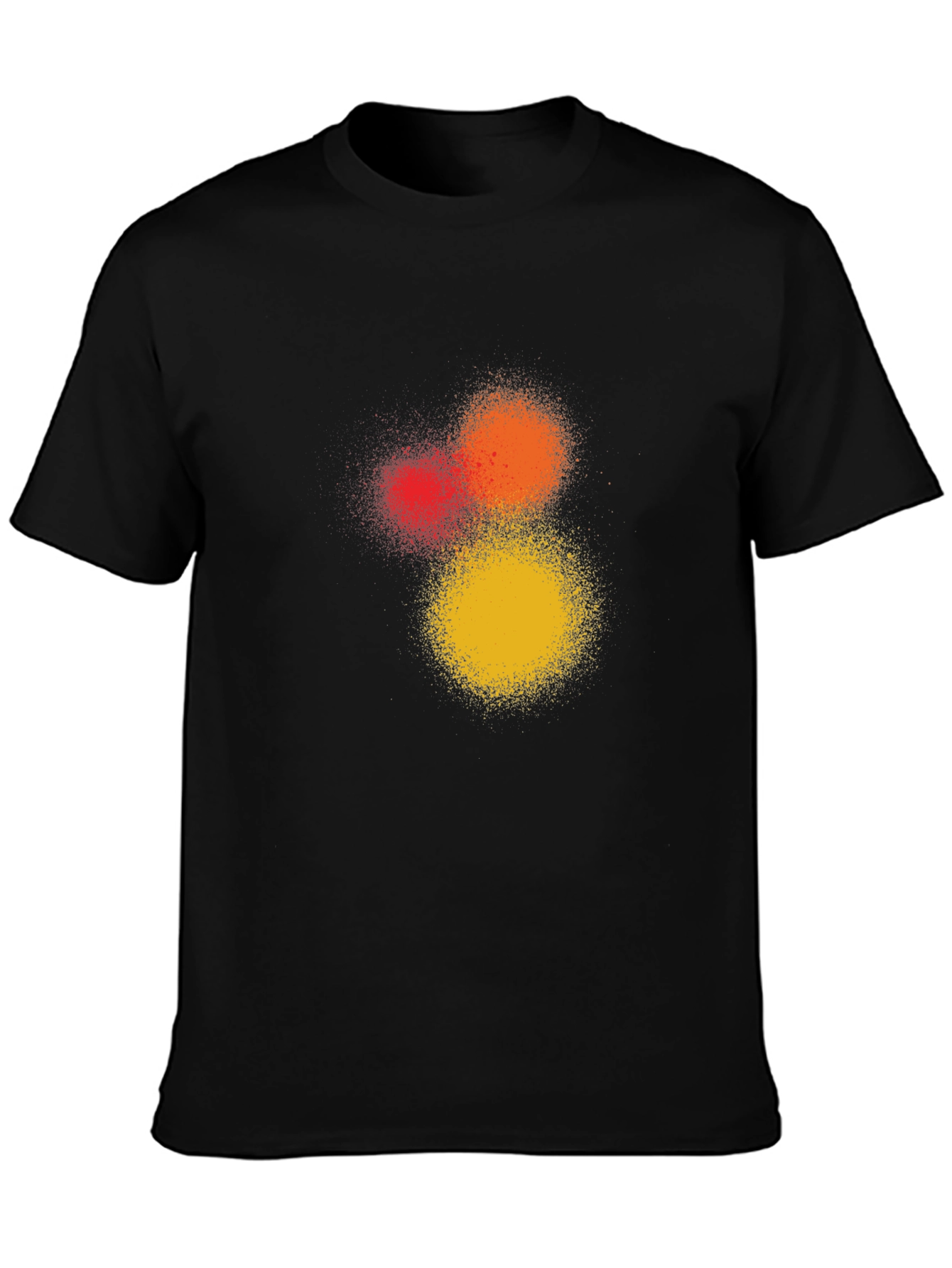 Abstract Spray Paint T-Shirt - Modern Graphic Tee