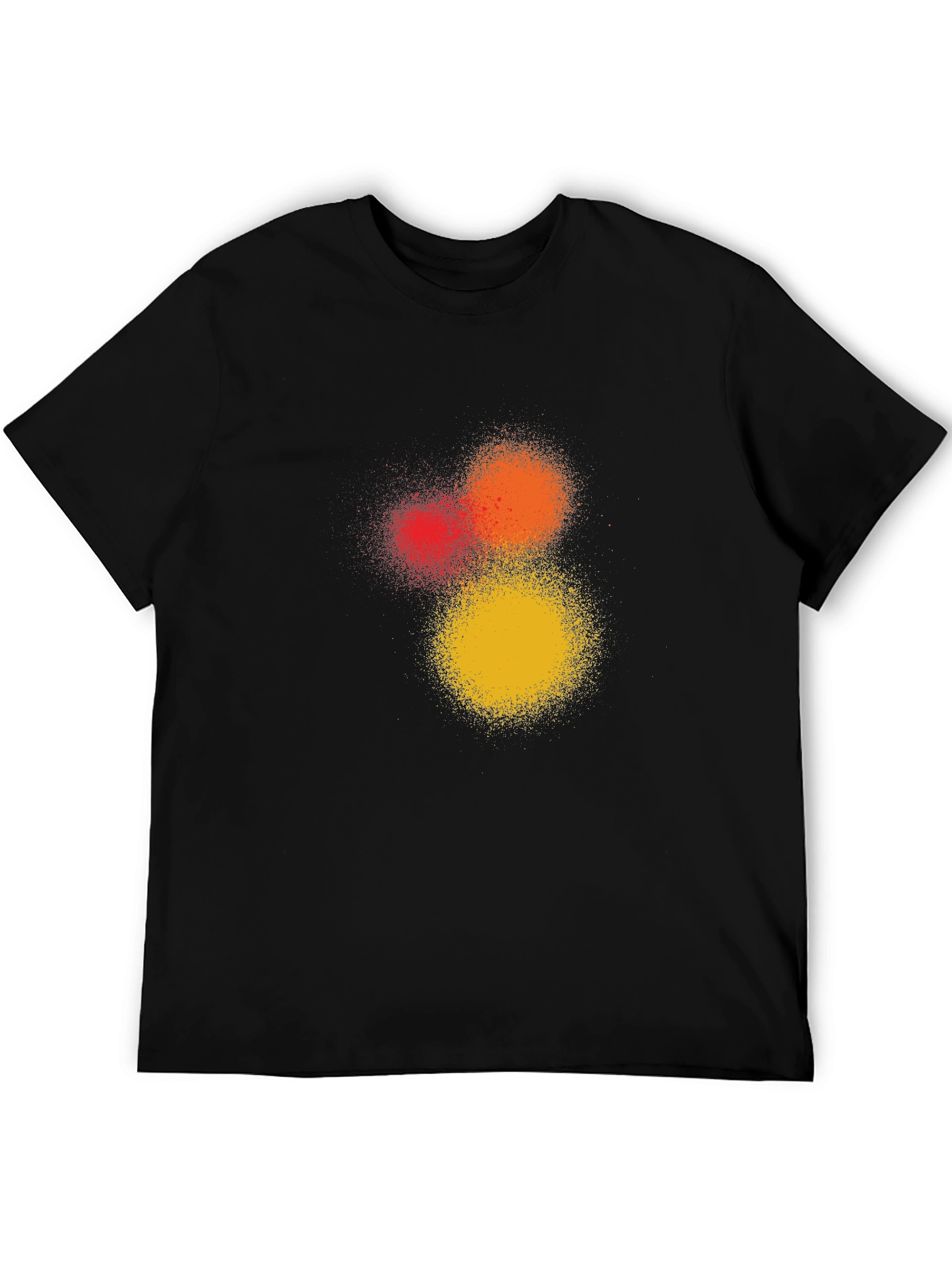 Abstract Spray Paint T-Shirt - Modern Graphic Tee