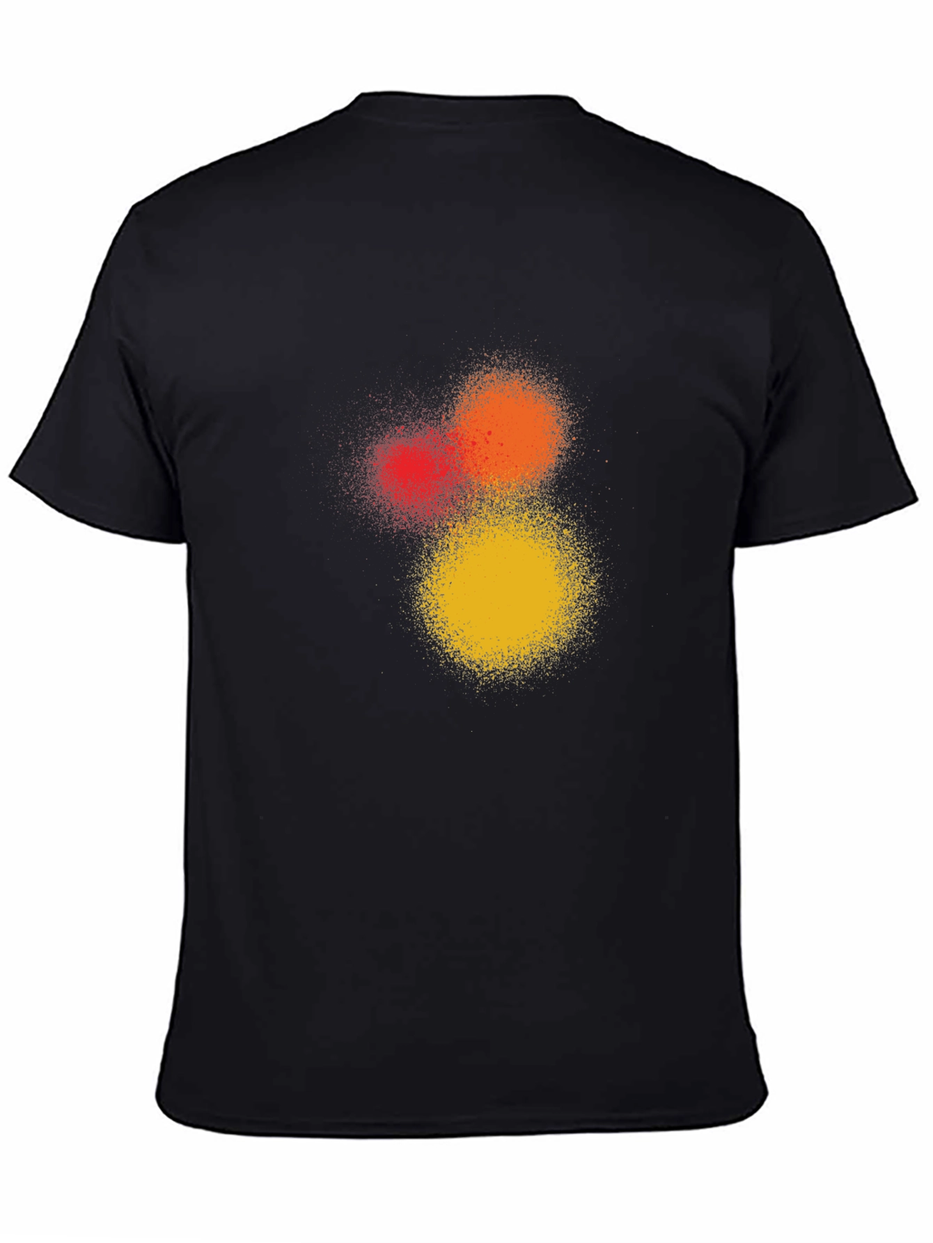 Abstract Spray Paint T-Shirt - Modern Graphic Tee