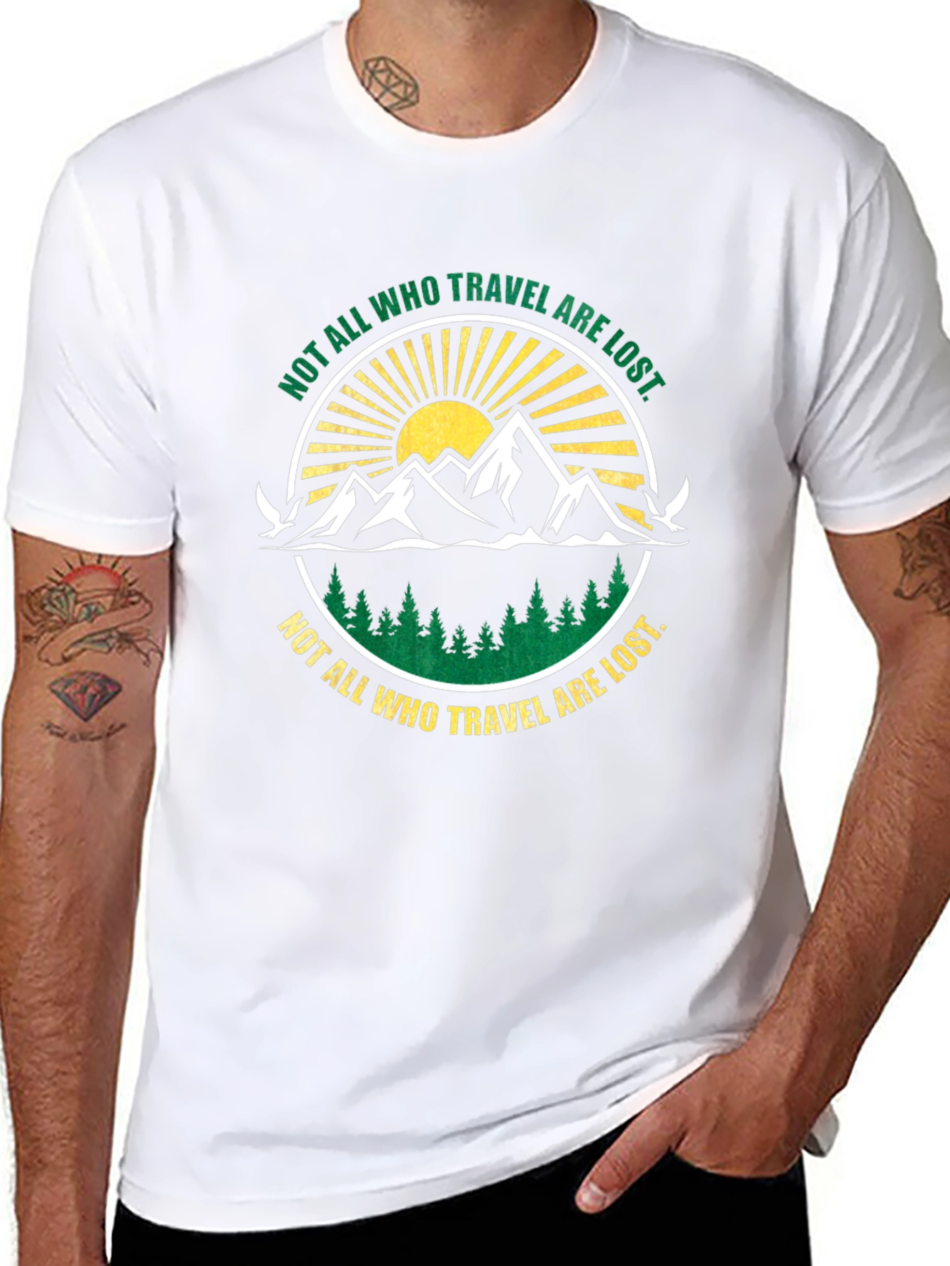Not All Who Travel Are Lost Graphic T-Shirt