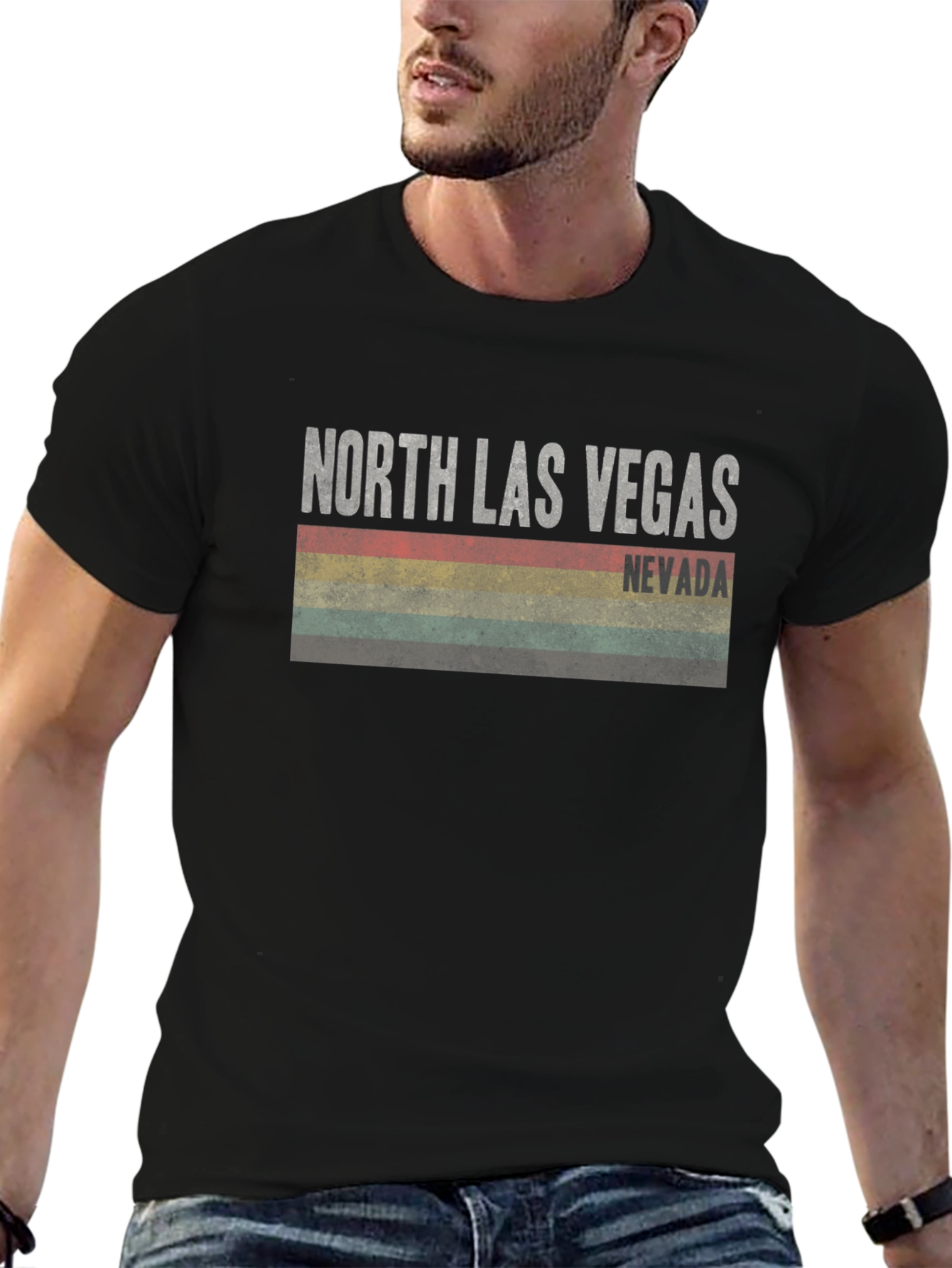 North Las Vegas Nevada T-Shirt Retro Style