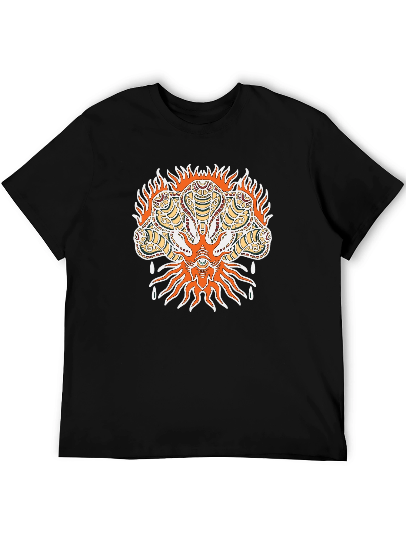 Mystic Cobra Graphic Tee - Mens Black T-Shirt