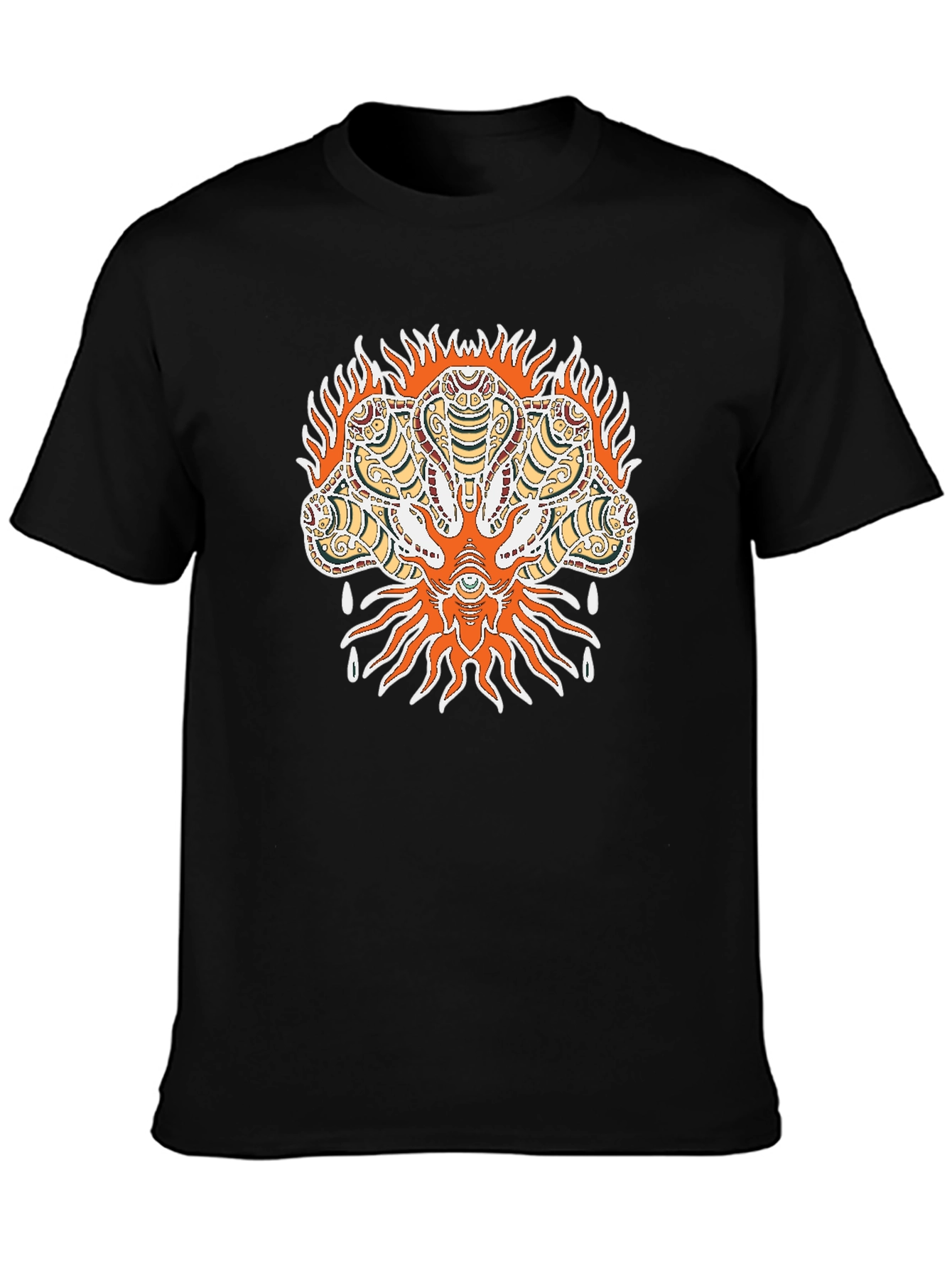 Mystic Cobra Graphic Tee - Mens Black T-Shirt