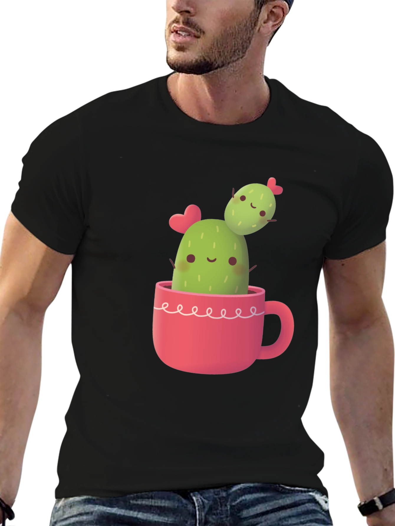 Cactus Love T-Shirt - Cute Kawaii Style